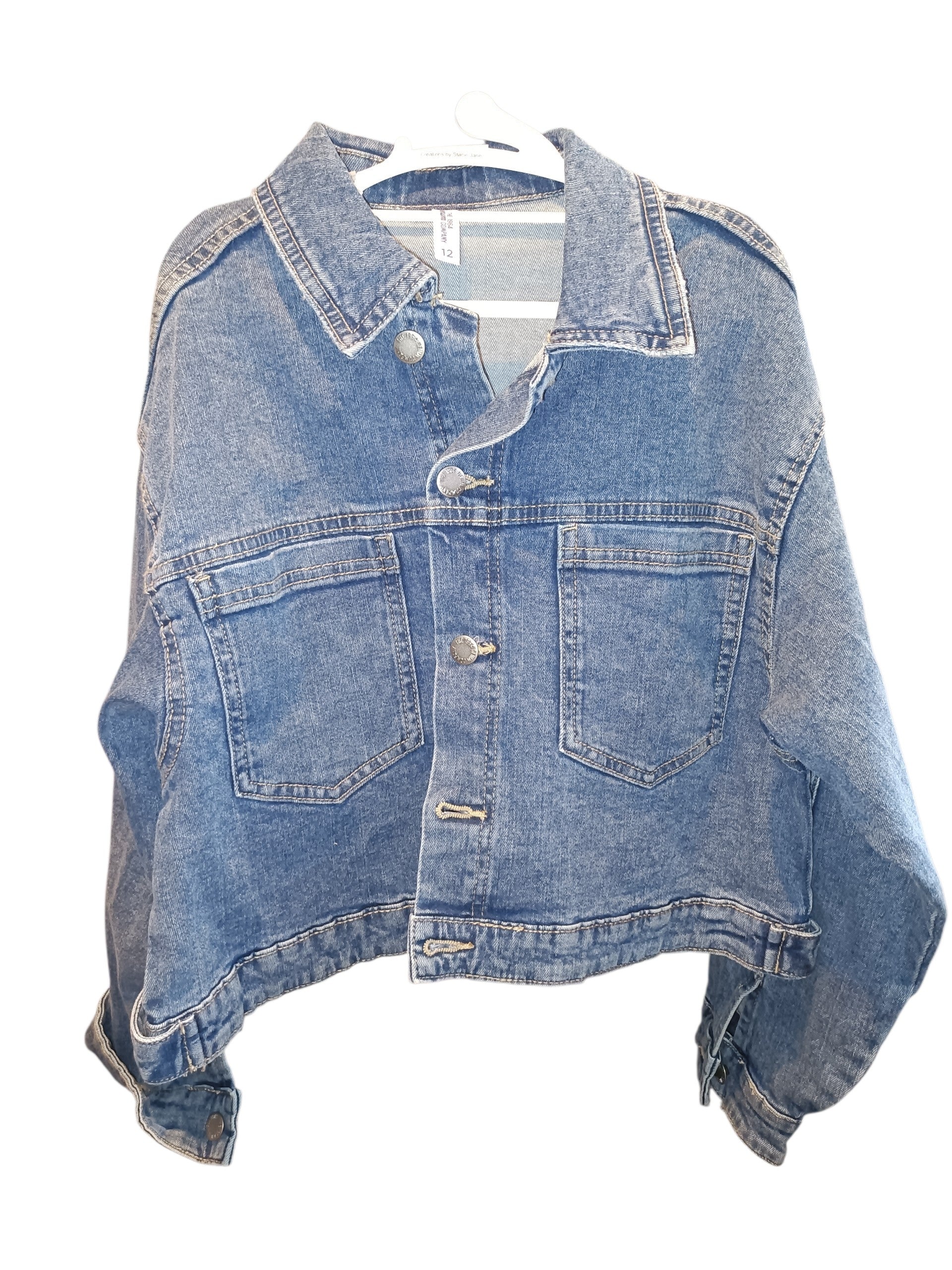 Turtle Denim Jacket - Children's Size 8