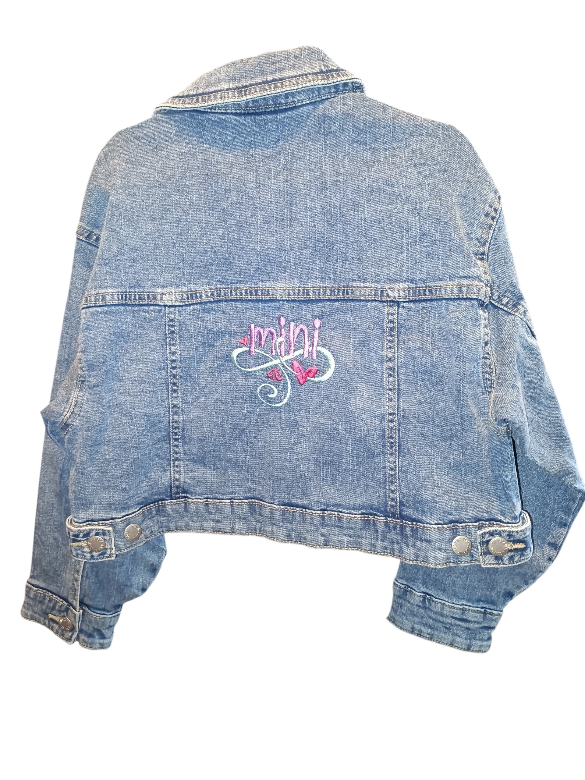Embroidered MINI Denim Jacket - Children's Size 8