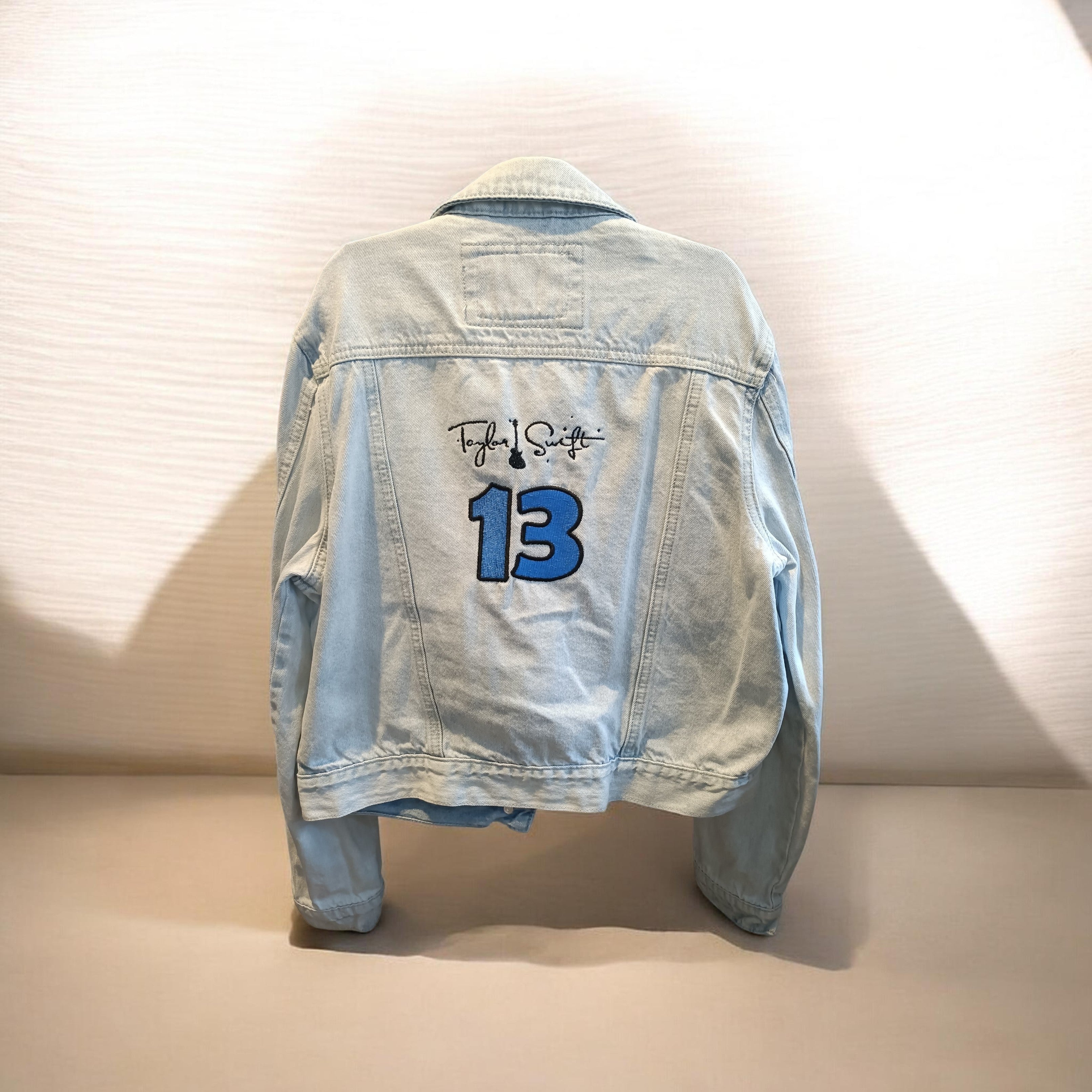 Taylor Swift 13 Denim Jacket Embroidered - Inspired - Size 8 Adults