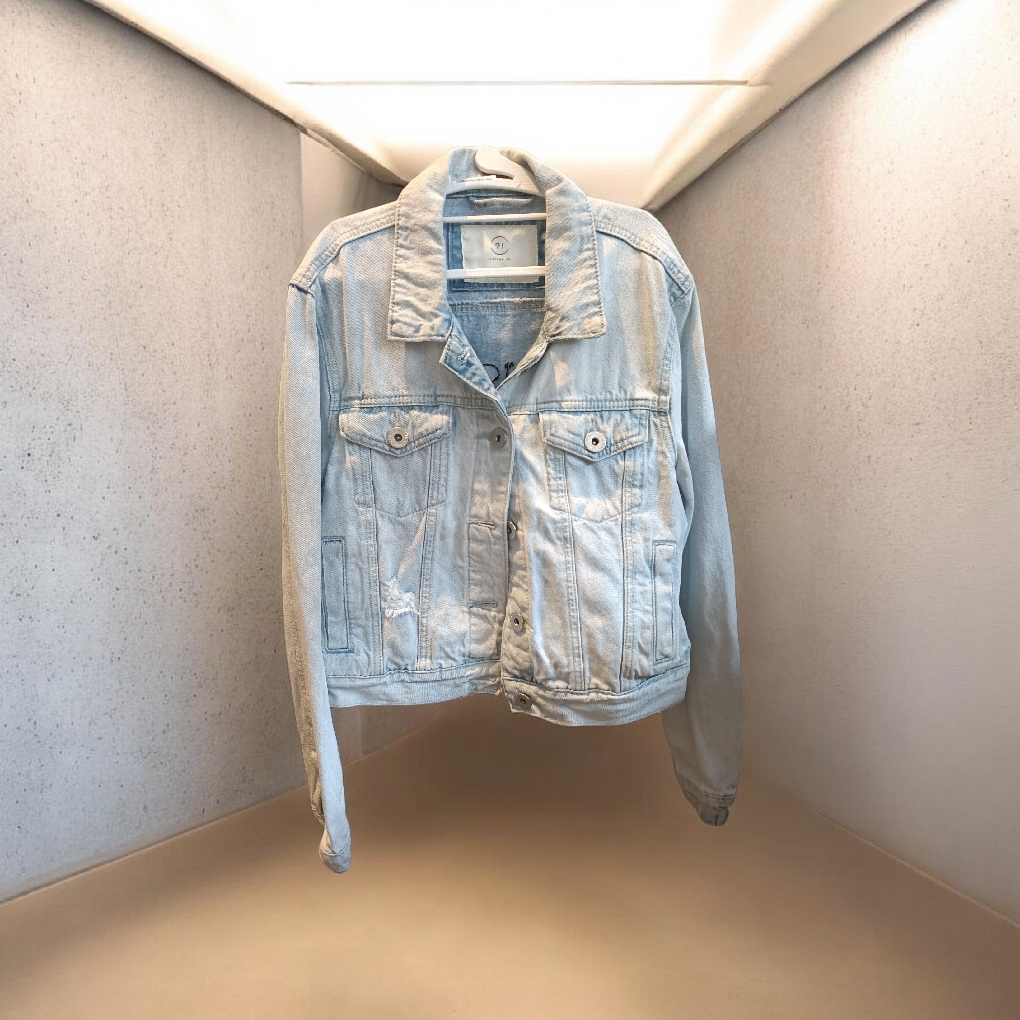 TTPD Taylor Swift Denim Jacket Embroidered - Inspired - Size 12 Childrens