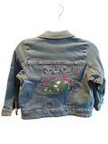 Stay Wild Child Denim Jacket Embroidered - Size 2