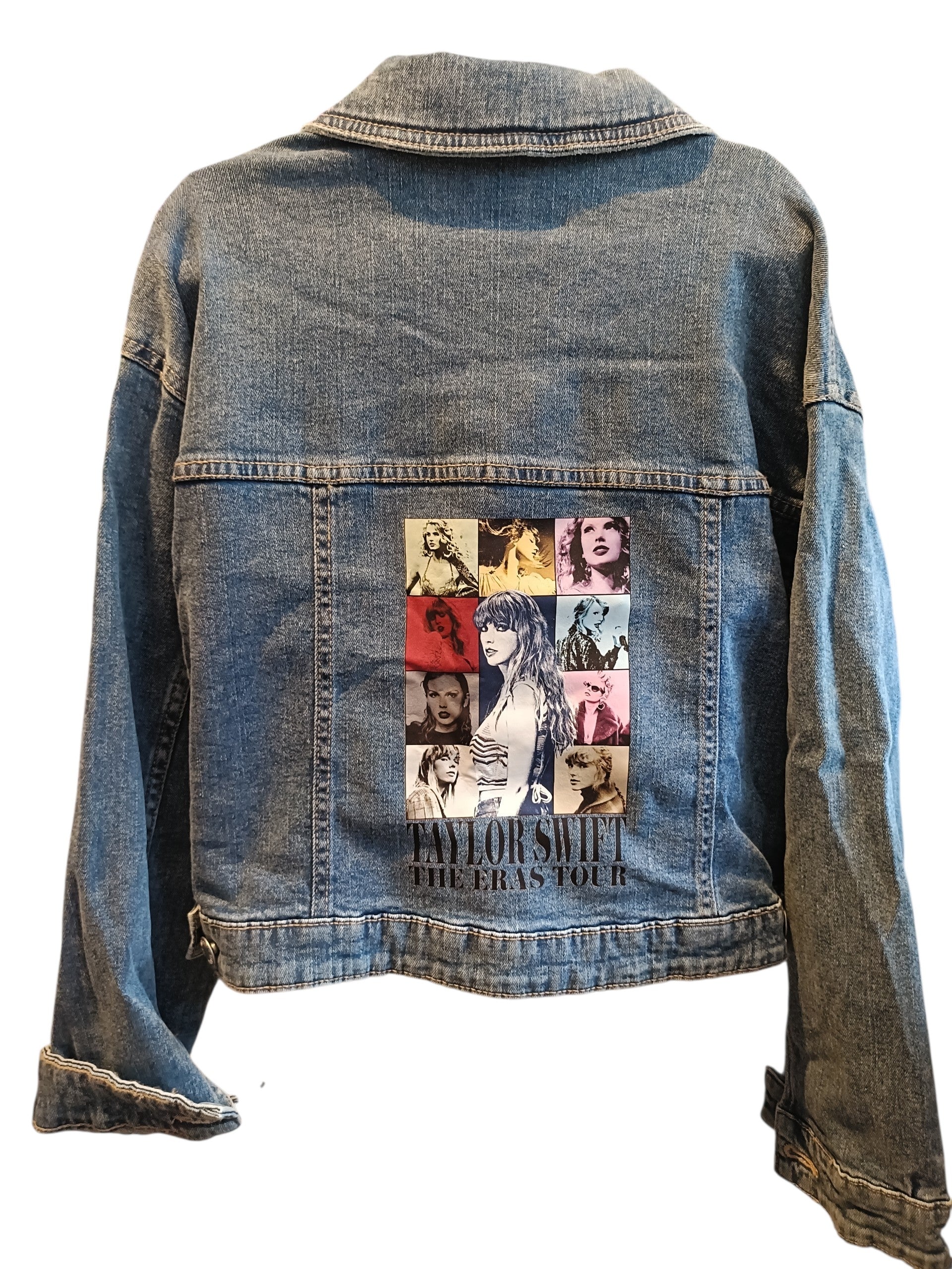Eras Tour Taylor Swift Denim Jacket - Inspired - Size 12 Childrens