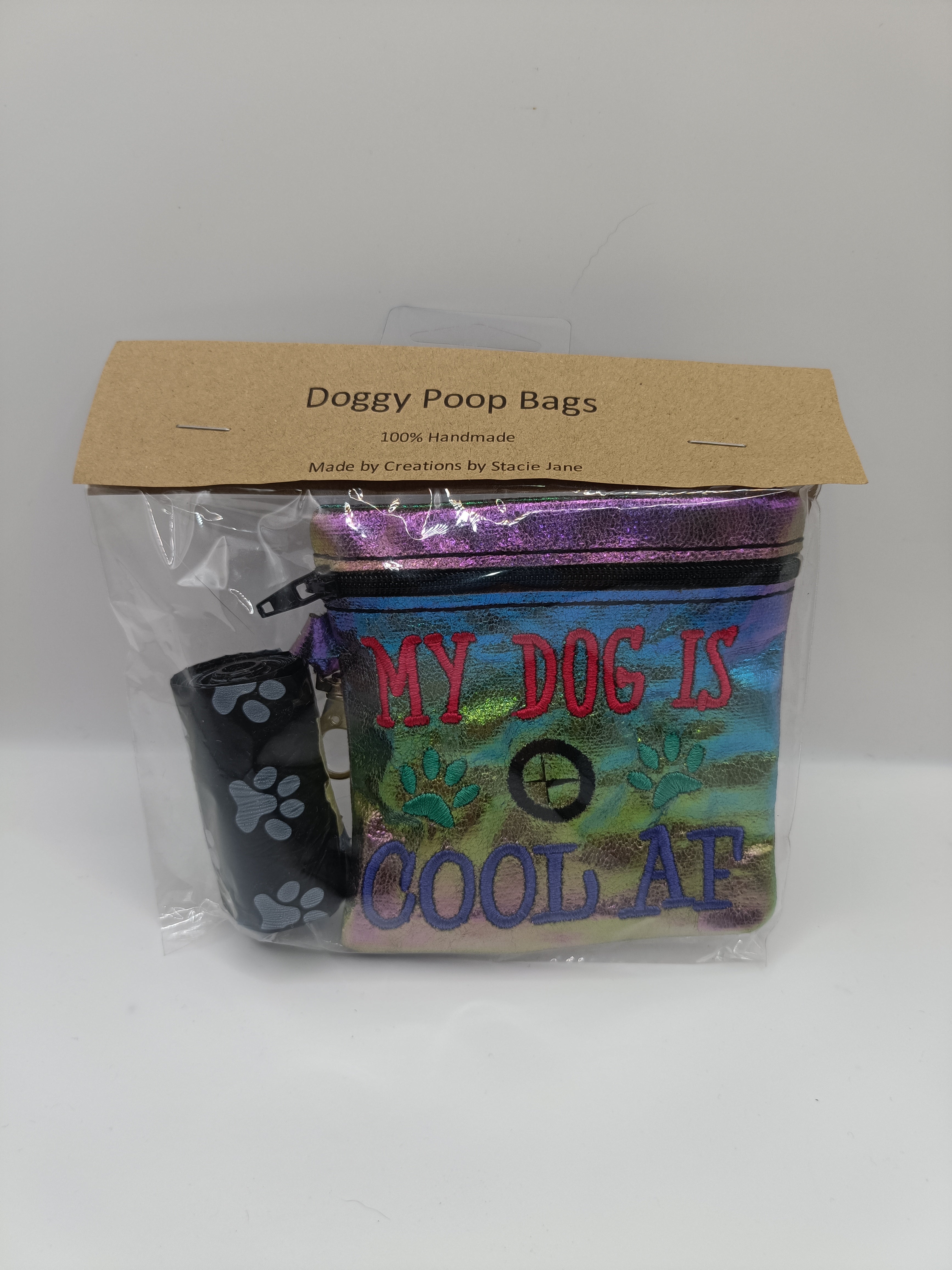 Embroidered Dog Poop Bags