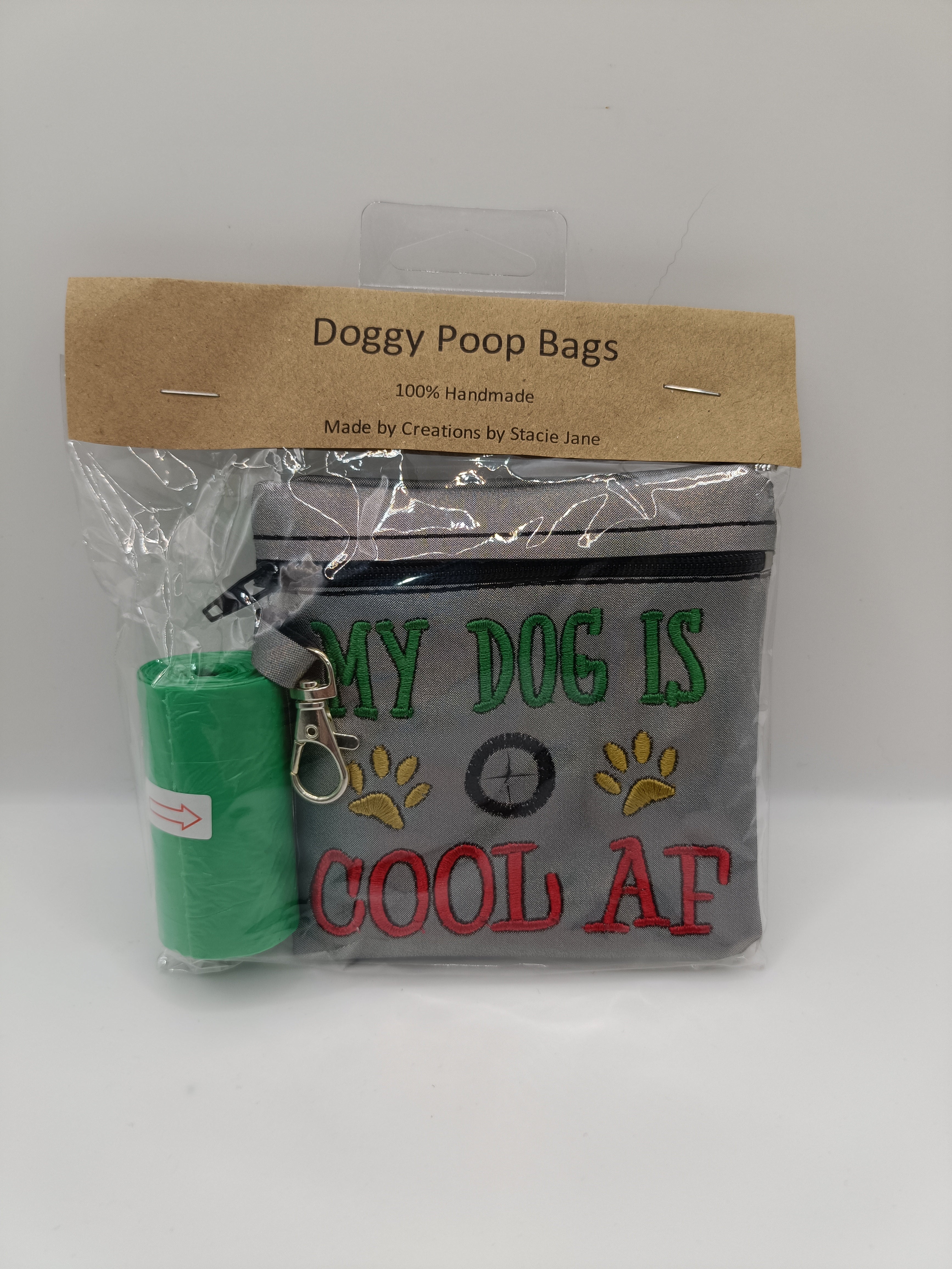 Embroidered Dog Poop Bags