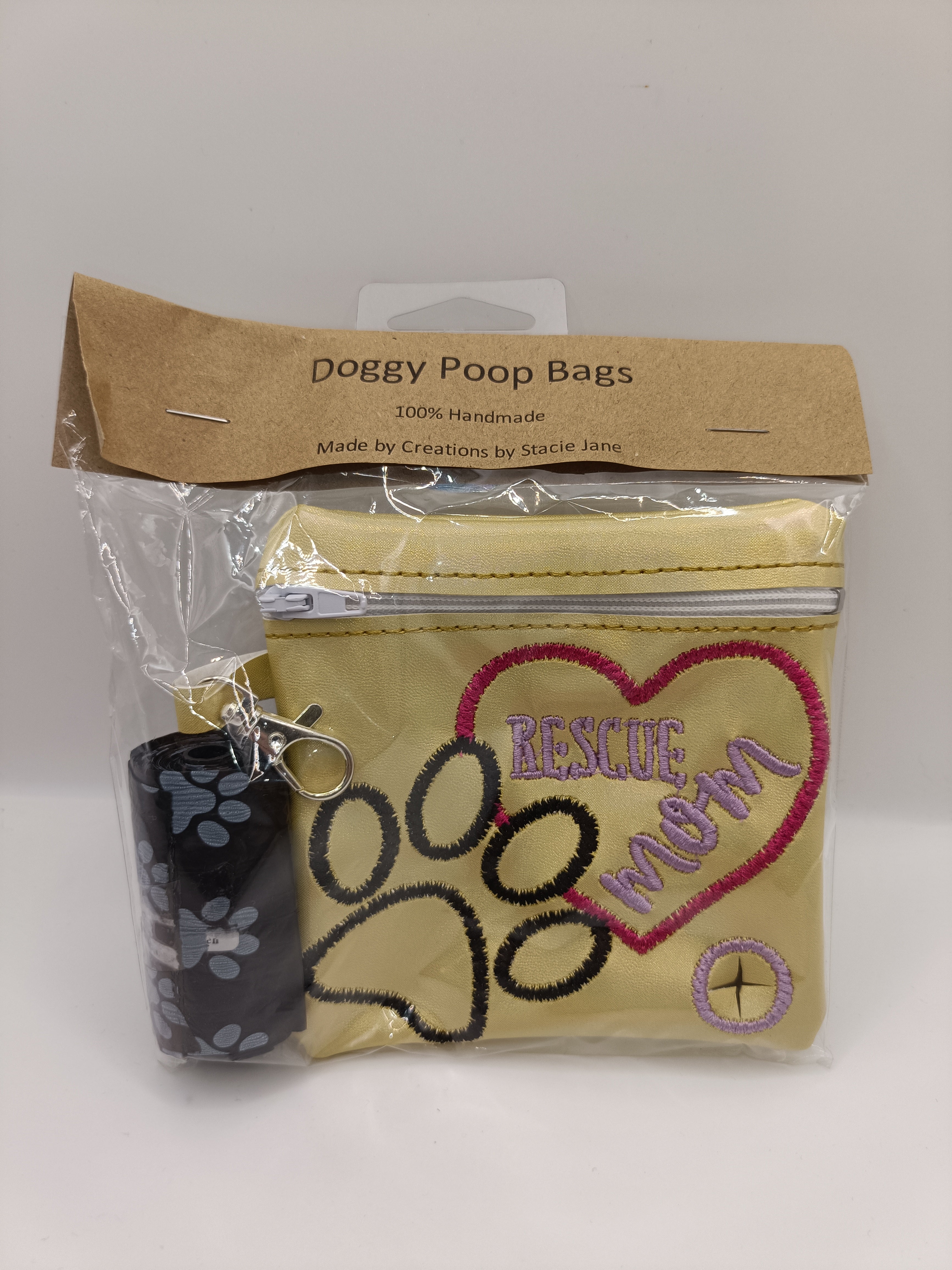 Embroidered Dog Poop Bags
