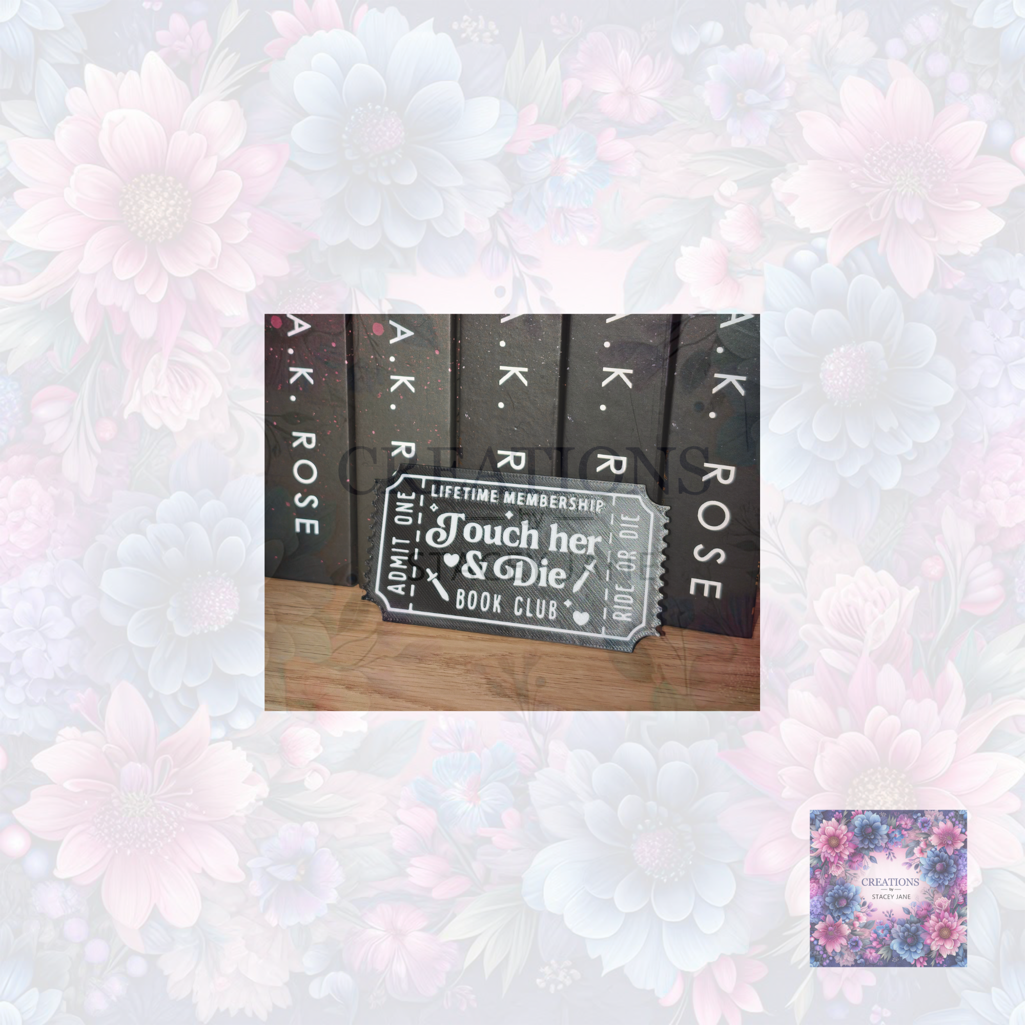 Touch Her & Die Book Club Ticket
