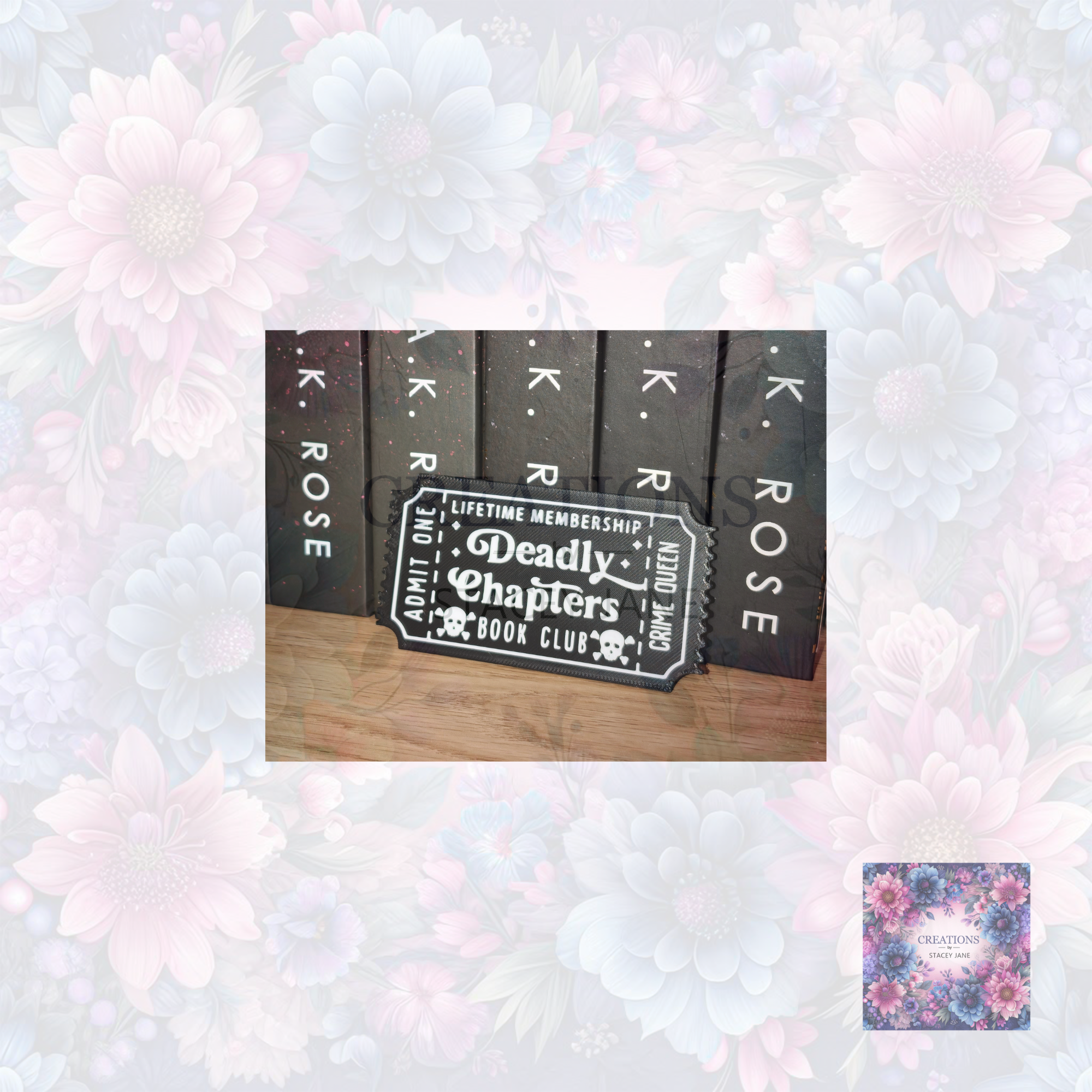 Deadly Chapters Book Club Ticket
