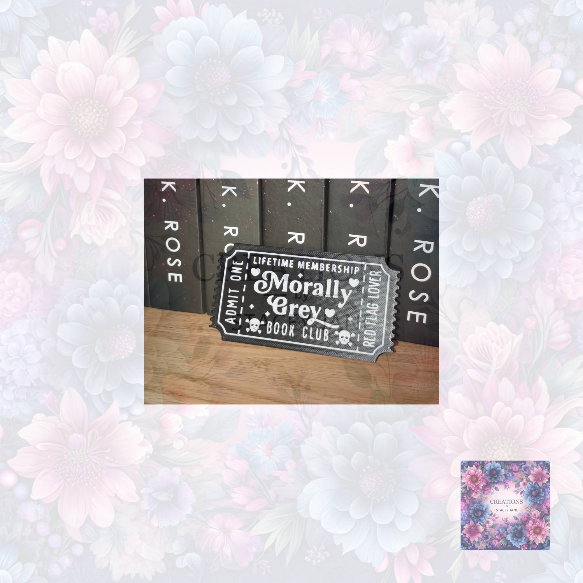 Morally Grey Book Club Ticket