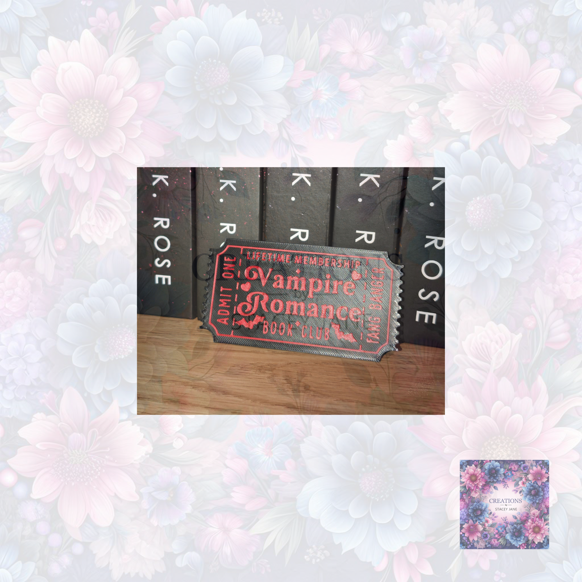 Vampire Romance Book Club Ticket