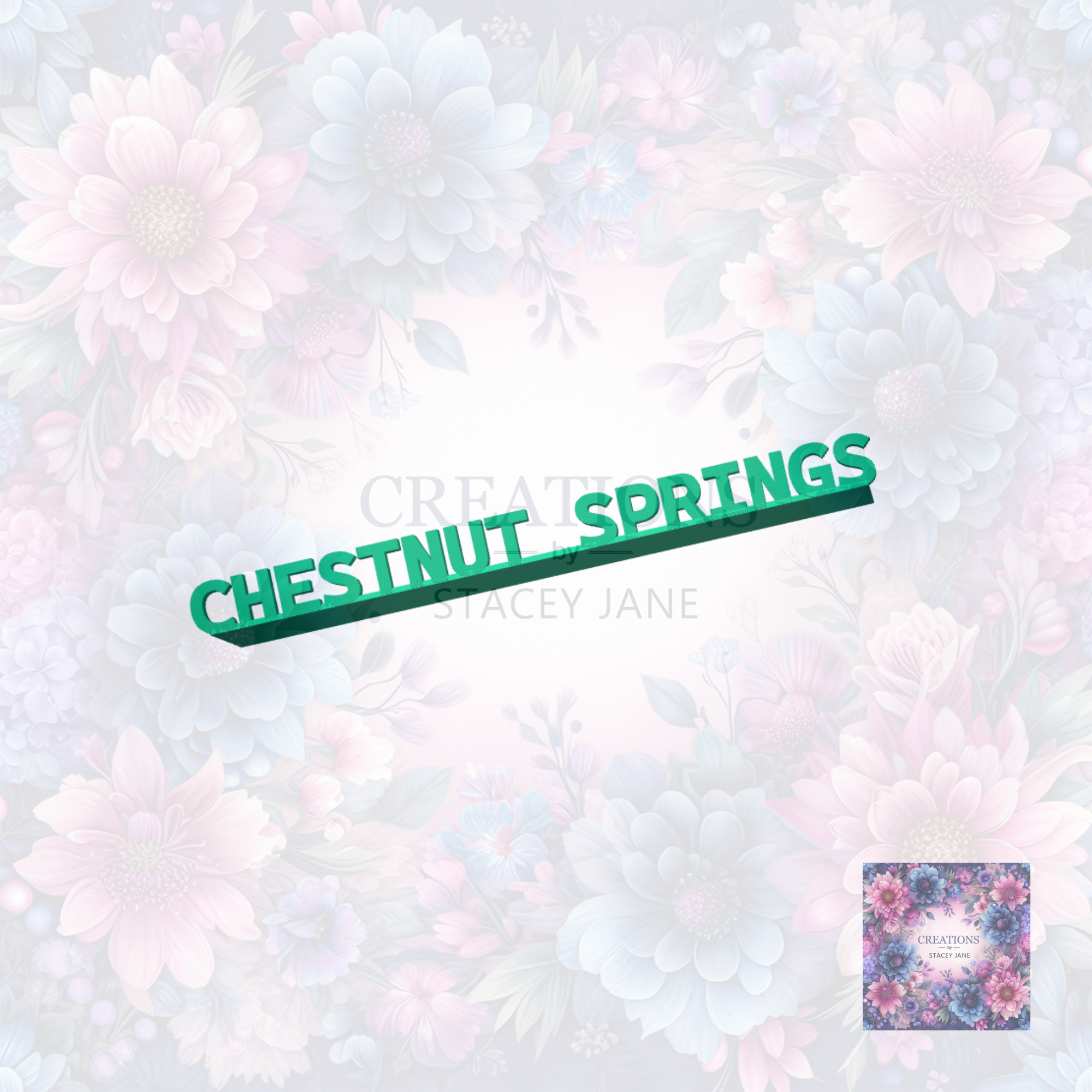 Chestnut Springs Side Bookmark - DIGITAL FILE ONLY STL