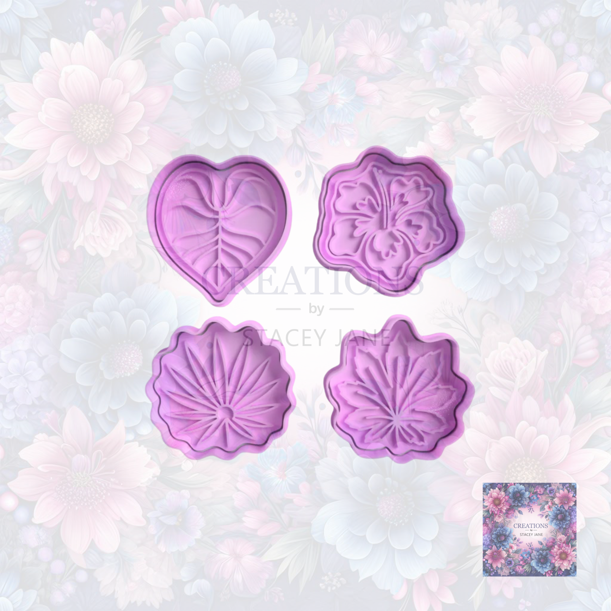 Flower/Leaf Cookie Cutter Set 2