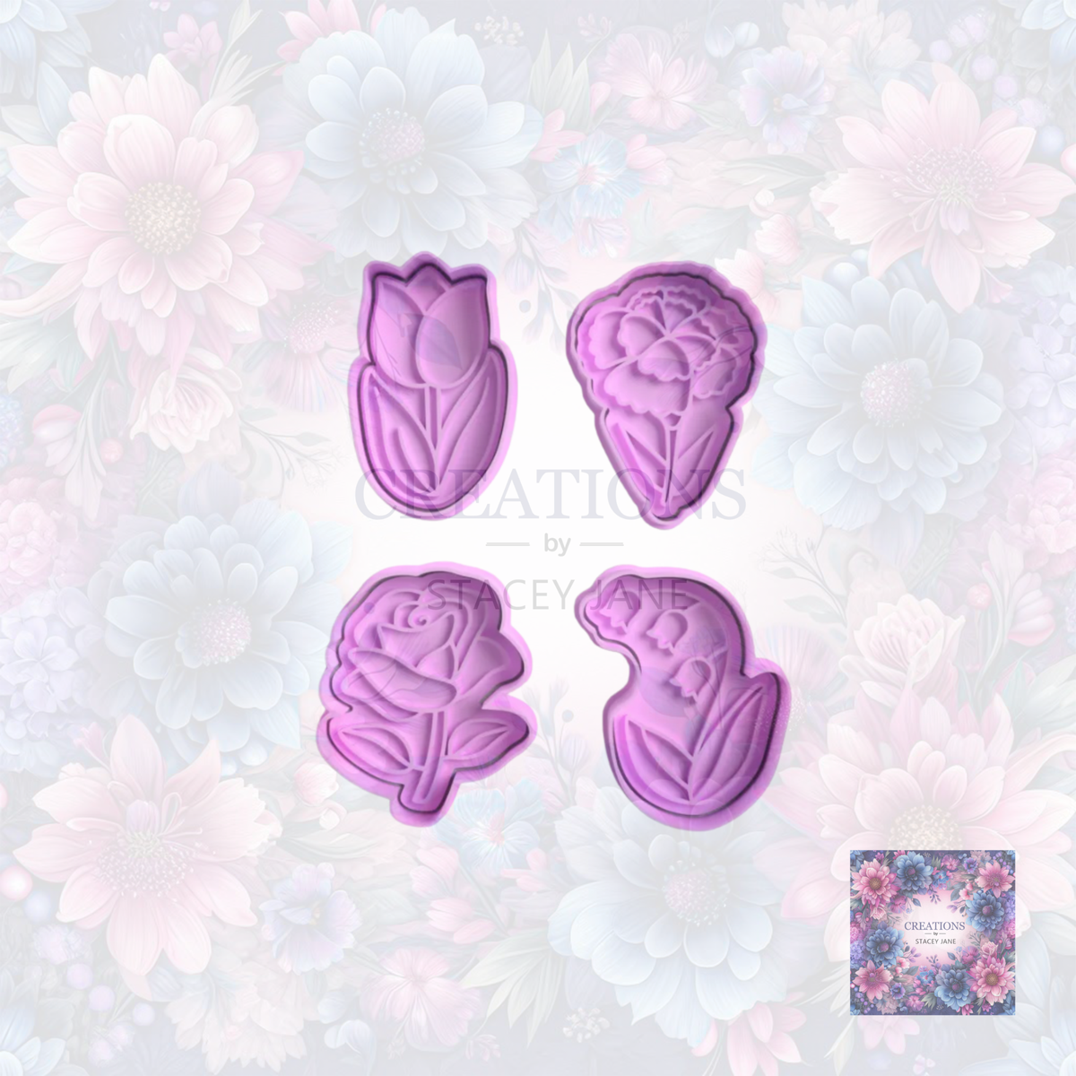 Flower/Leaf Cookie Cutter Set 3