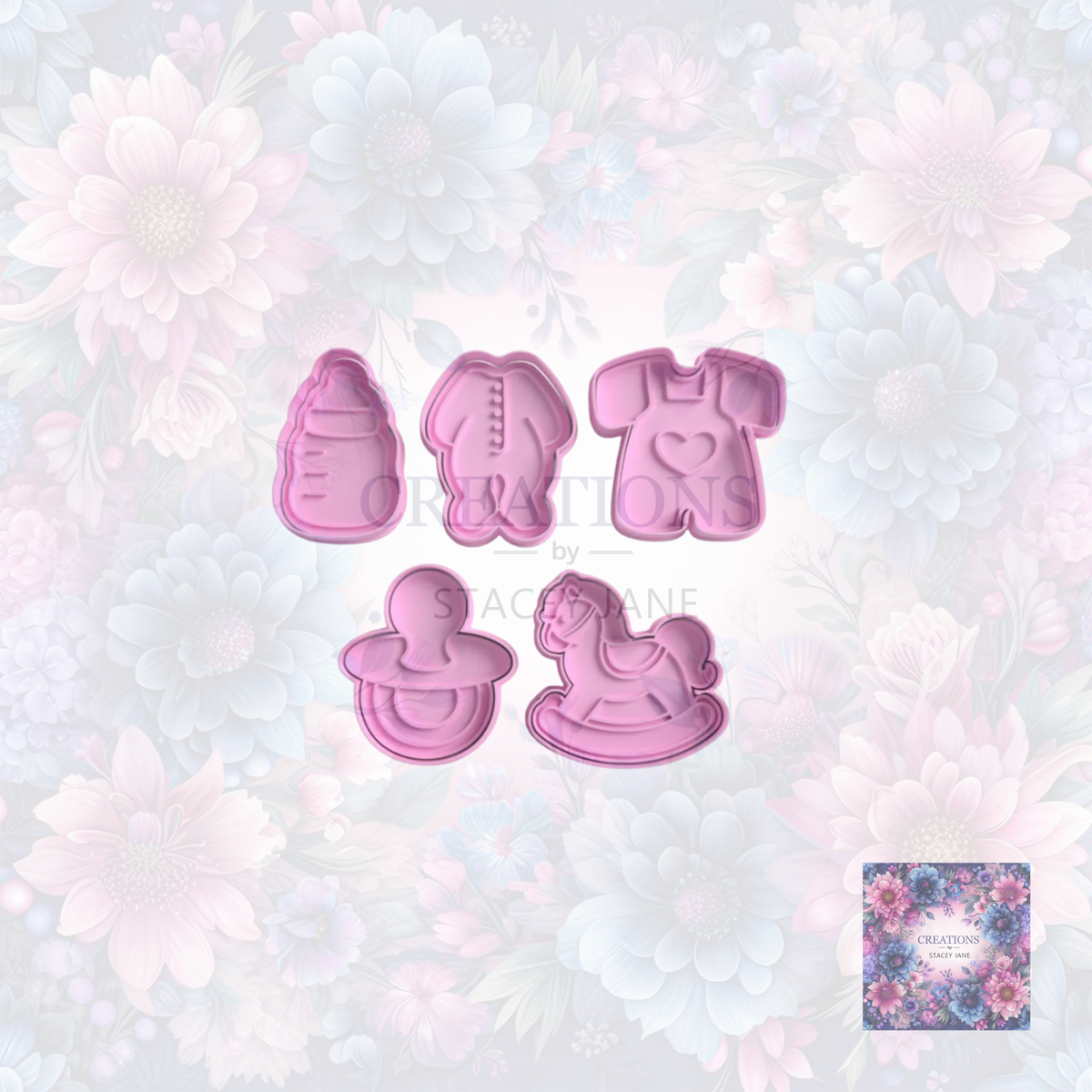 Baby Shower Cookie Cutter Set 1