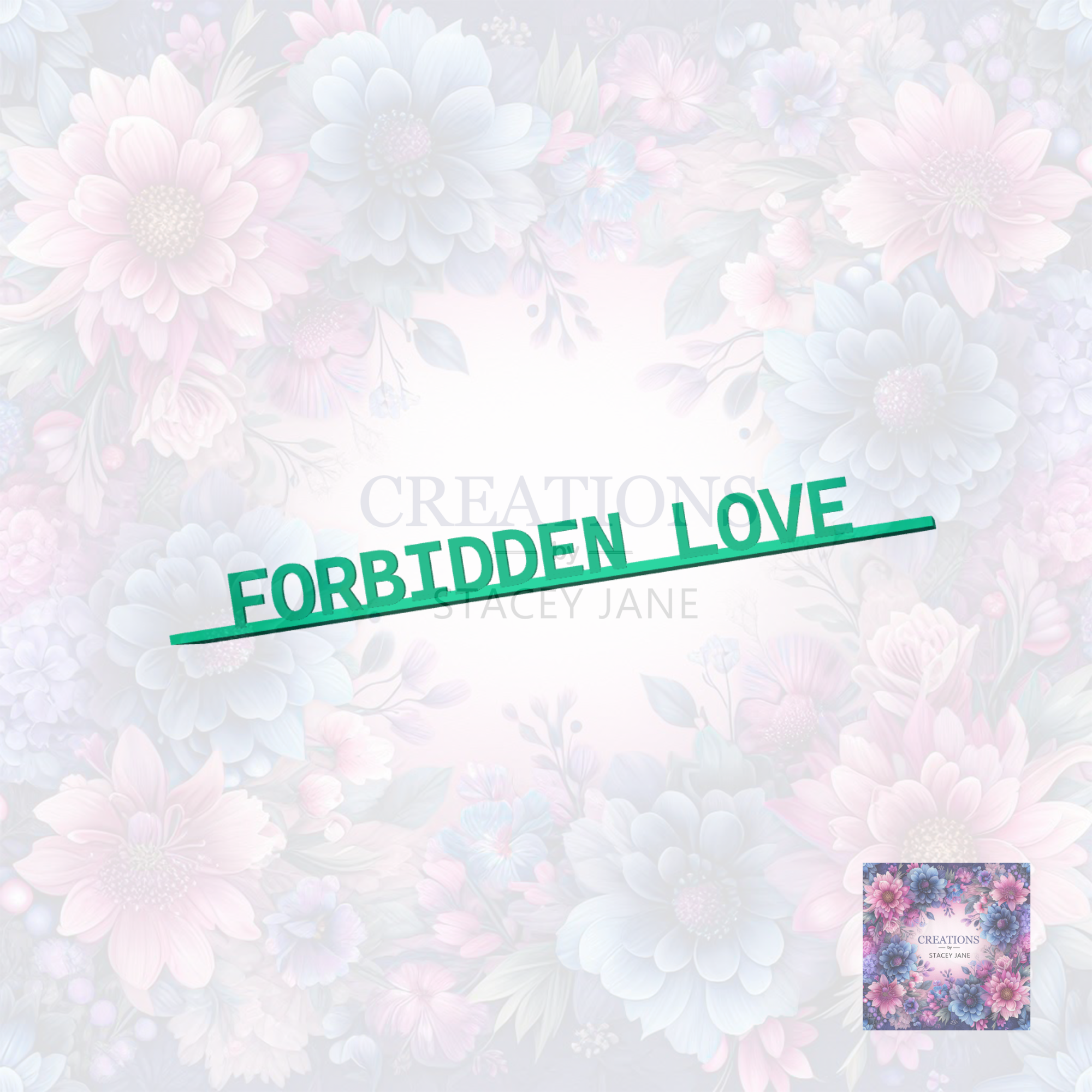 Forbidden Love Side Bookmark - DIGITAL FILE ONLY STL