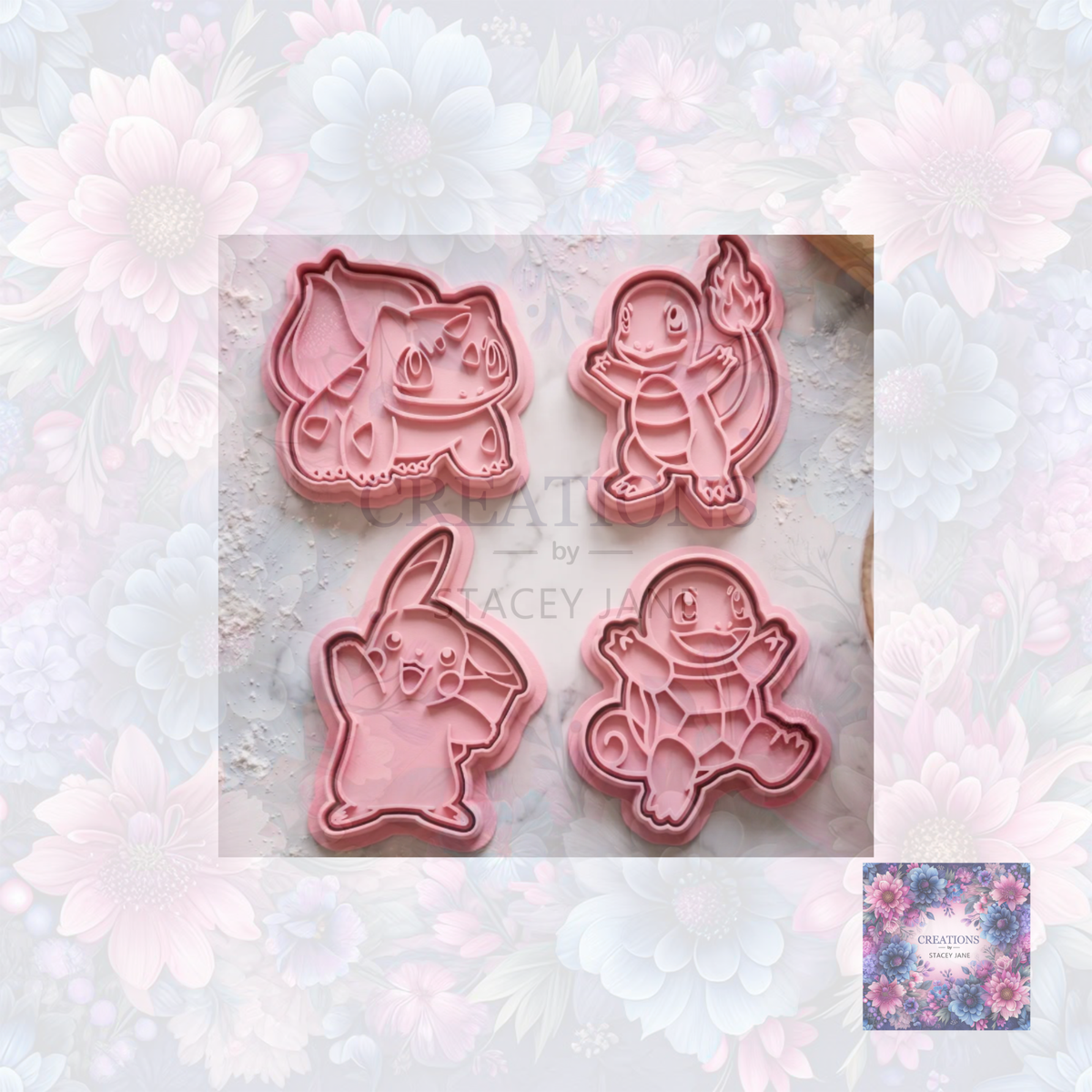 Pokemon Set 2 Cookie Cutters