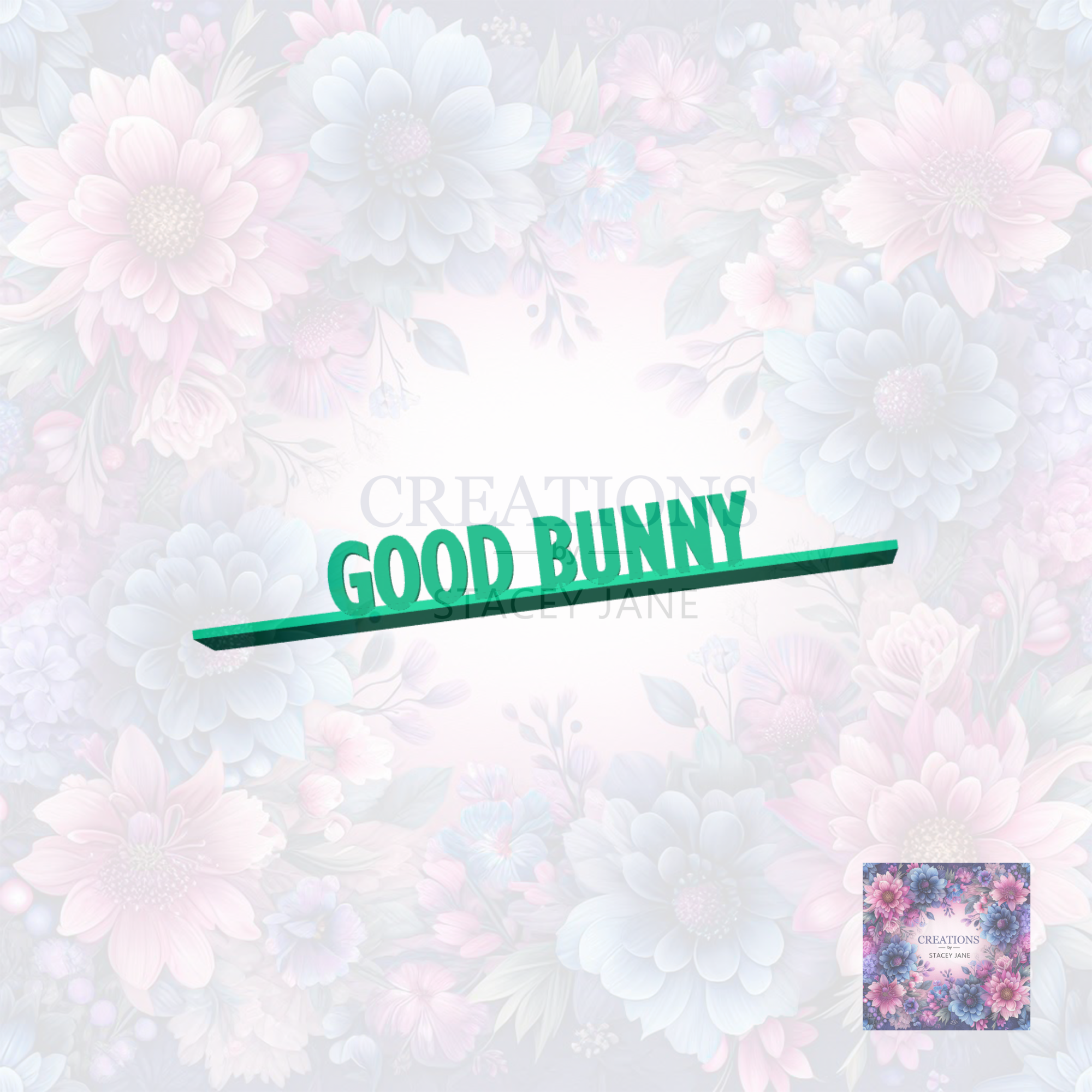 Good Bunny Sie Bookmark - DIGITAL FILE ONLY STL