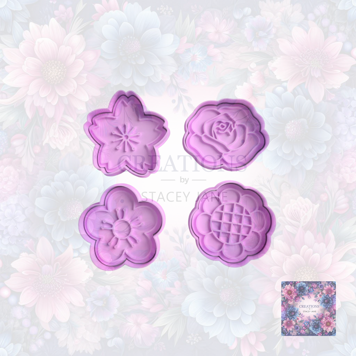 Flower/Leaf Cookie Cutter Set 6