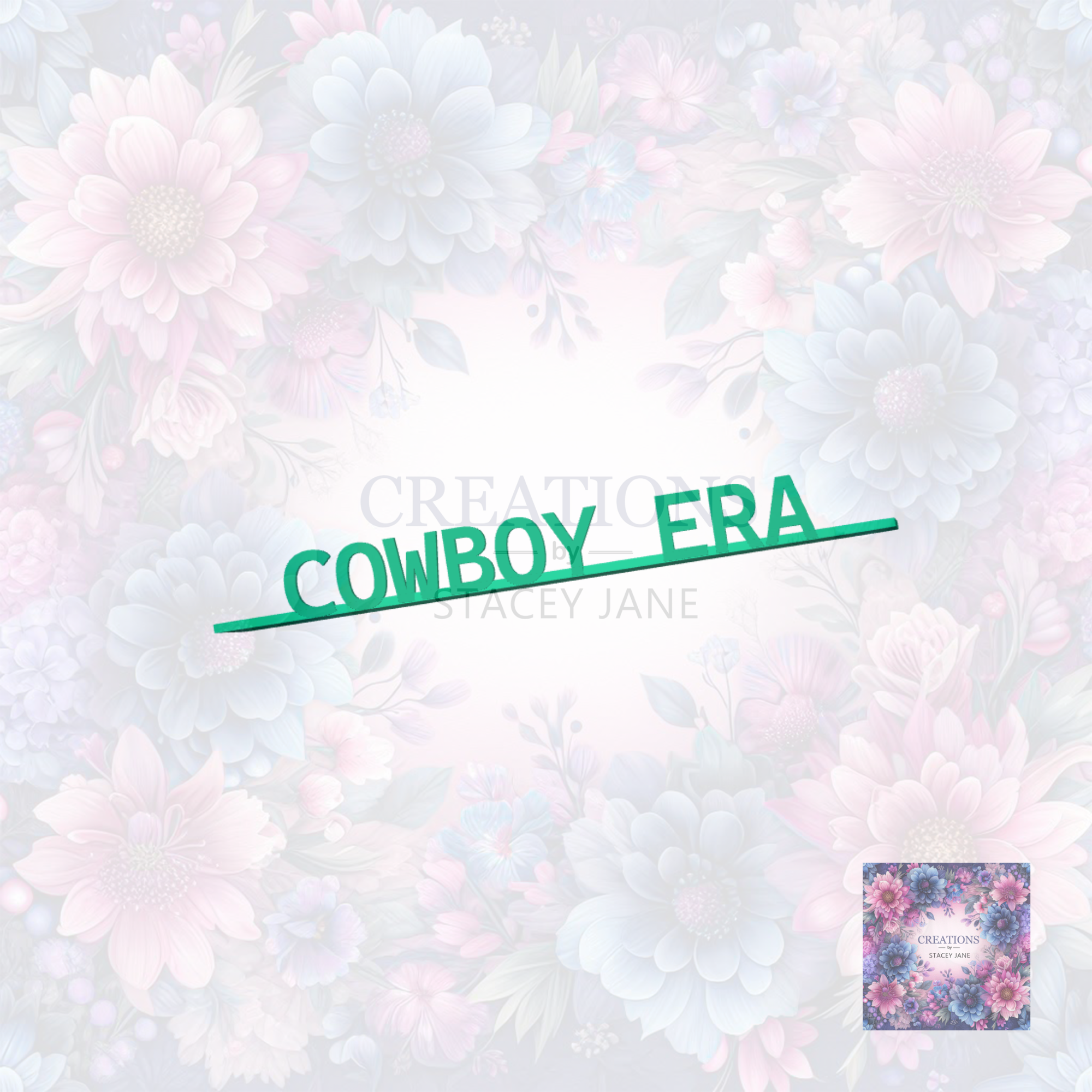 Cowboy Era Side Bookmark DIGITAL FILE ONLY STL