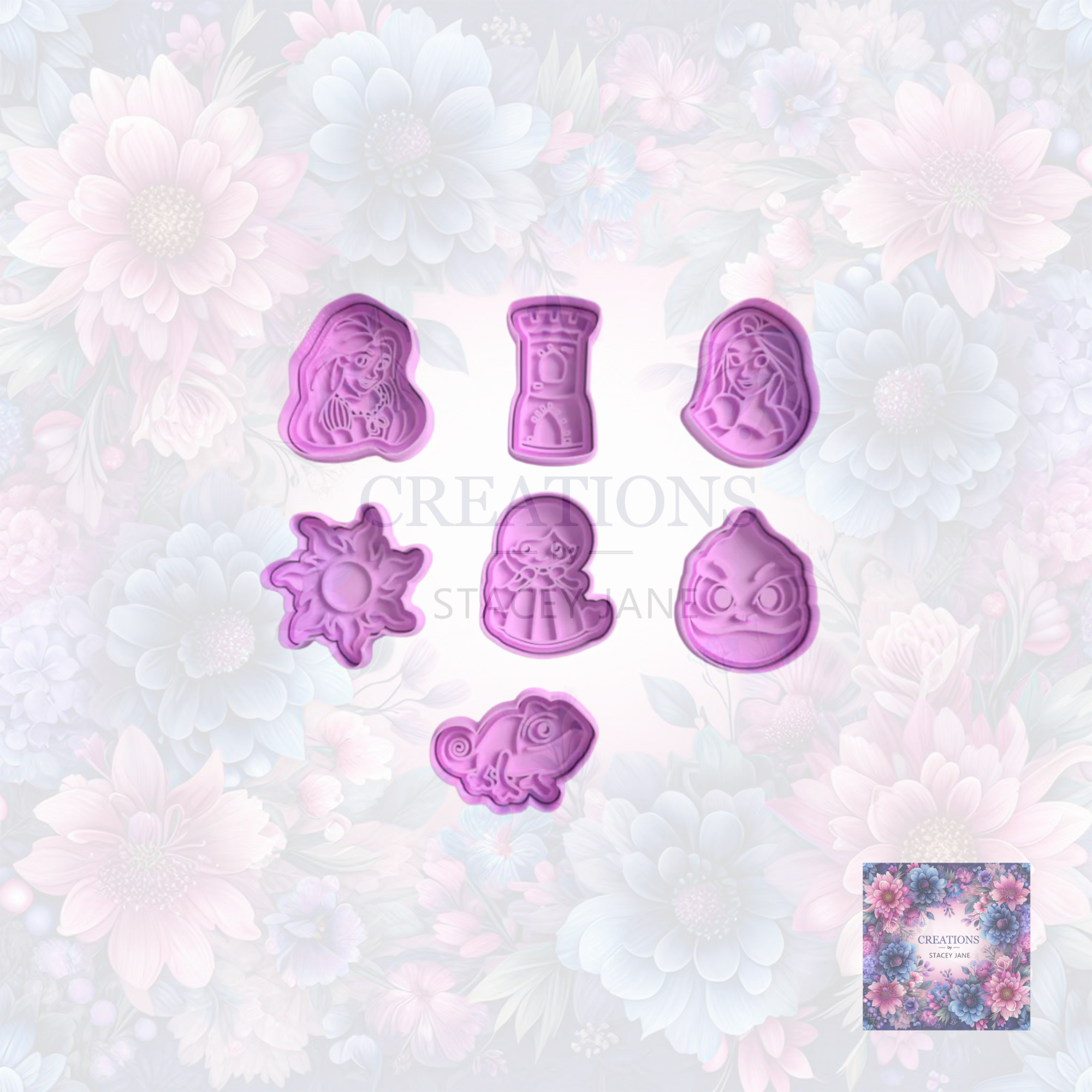 Rapunzel Cookie Cutter Set 2