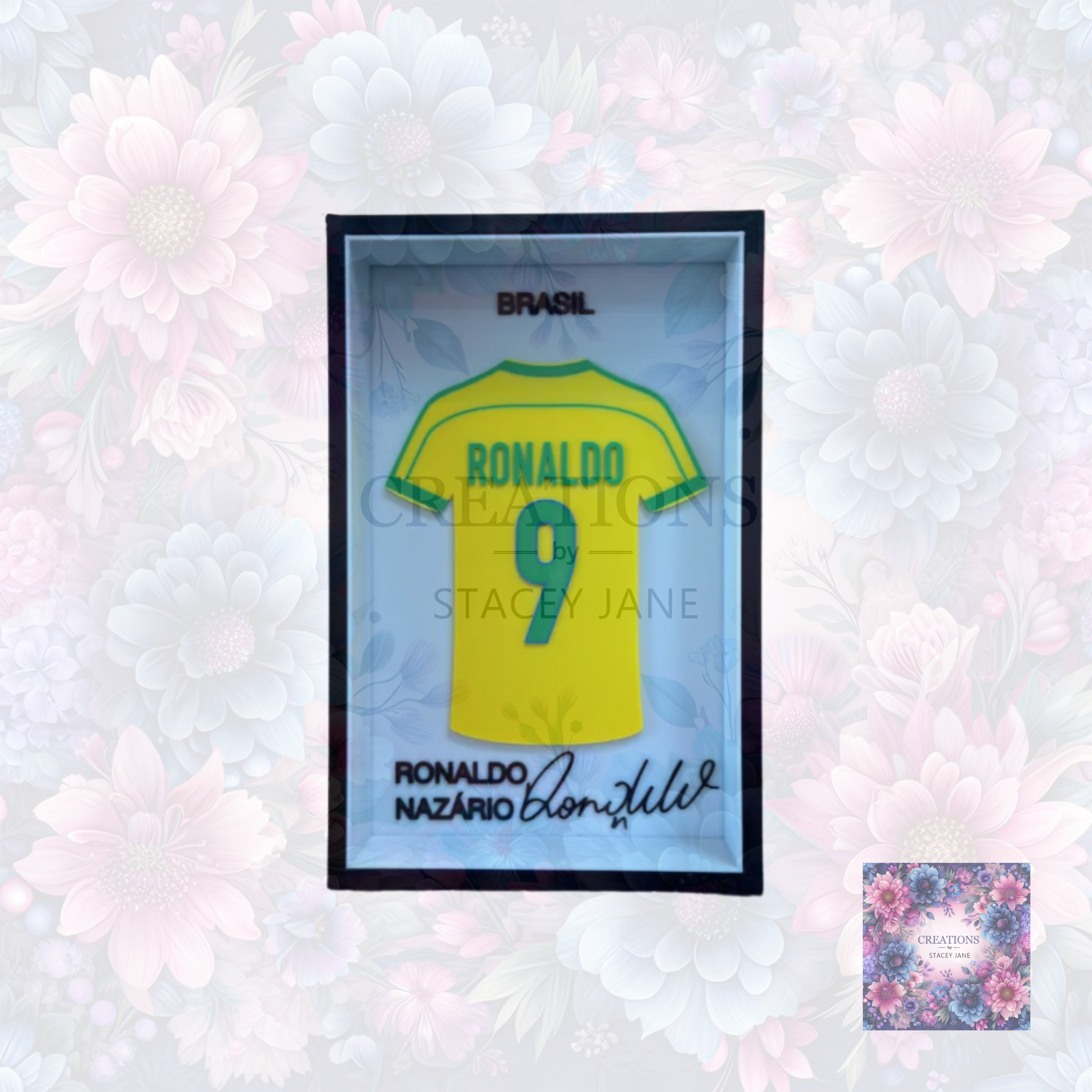 Ronaldo Nazário De Lima Jersey Frame