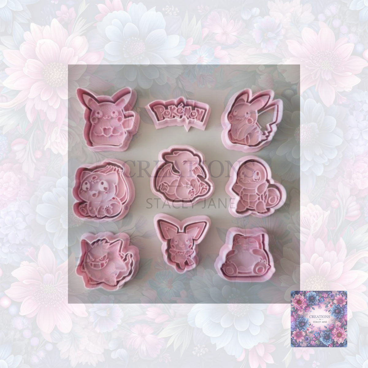 Pokemon Cookie Cutters