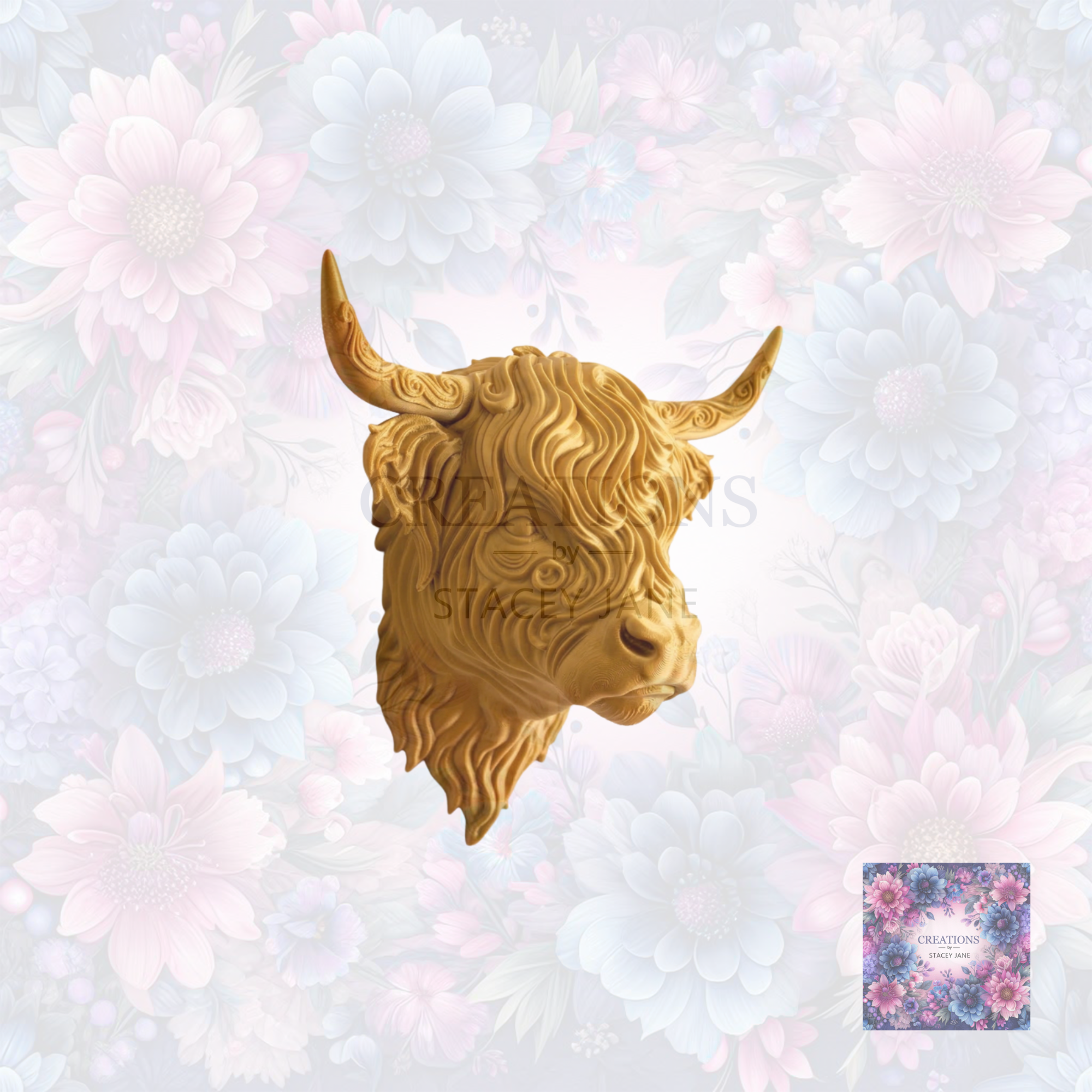 Highland Cow Wall Decor