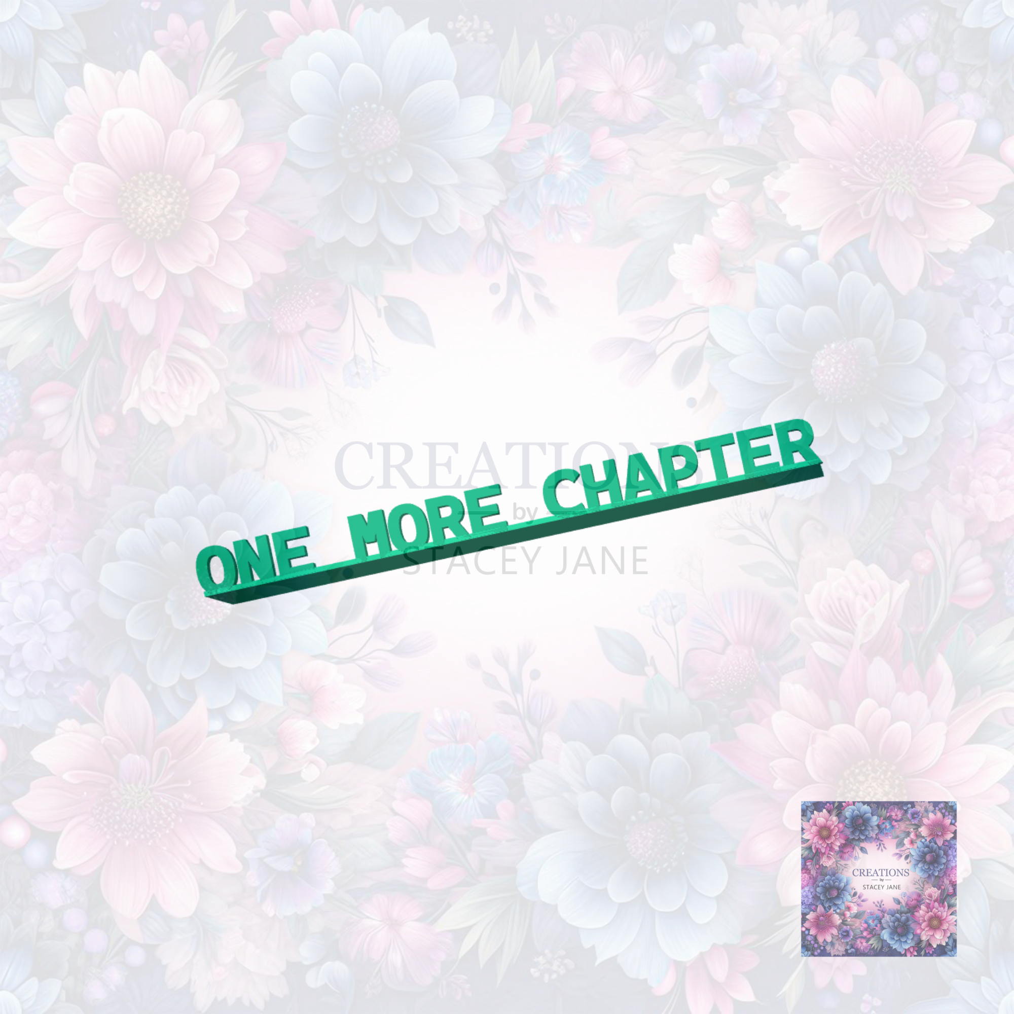 One More Chapter Side Bookmark - DIGITAL FILE ONLY STL
