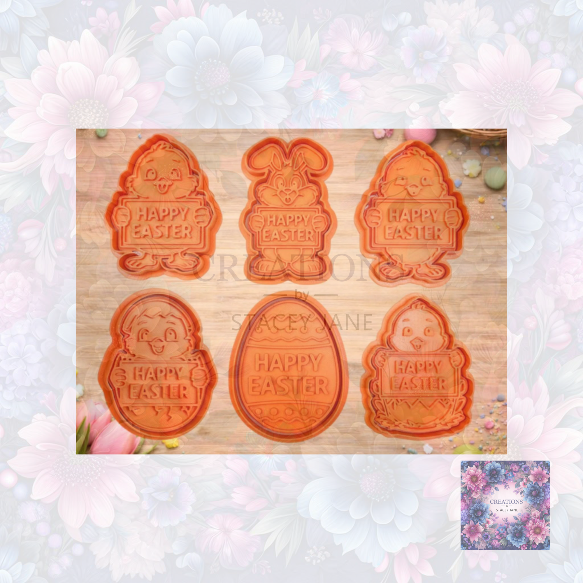 Happy Easter Cookie Cutters