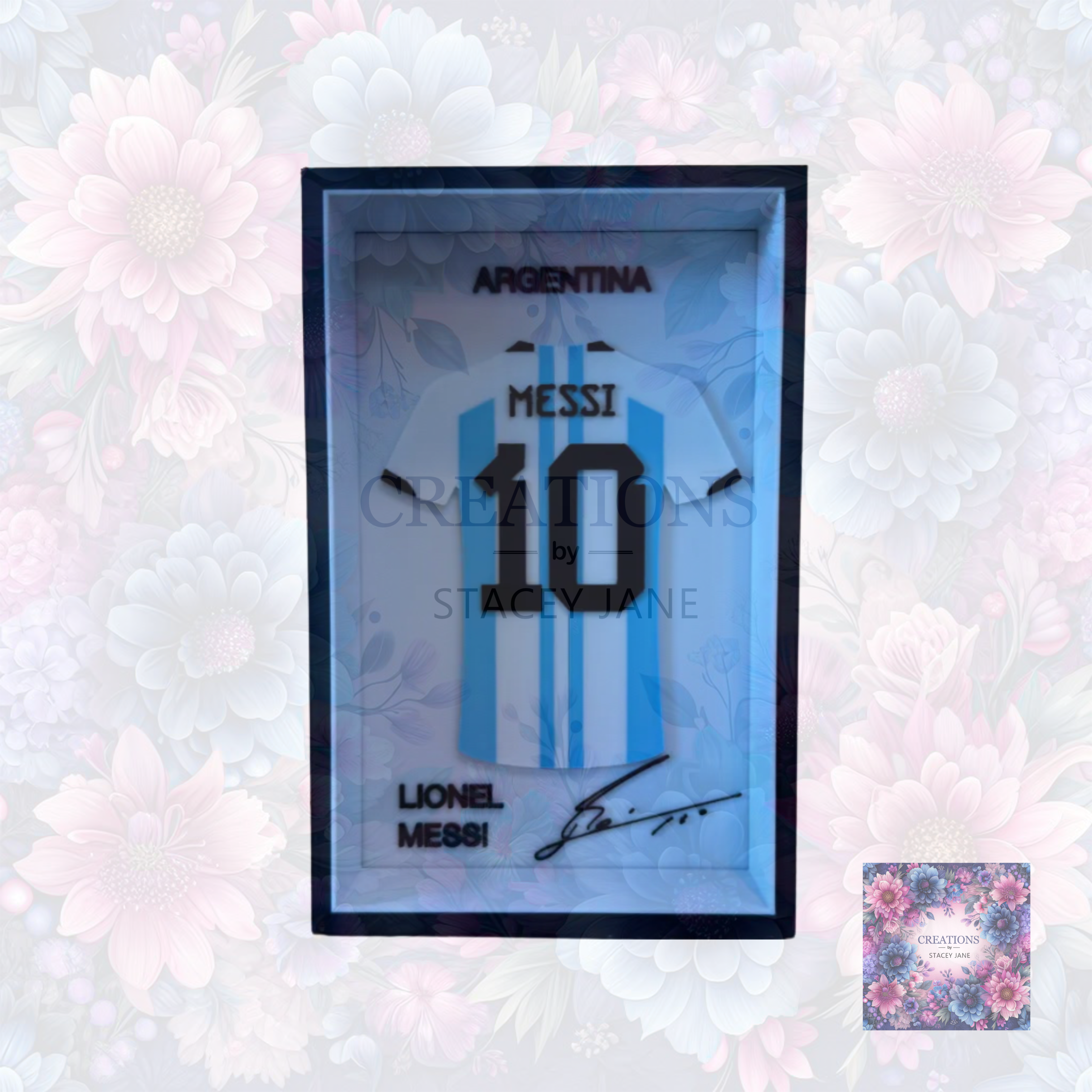 Lionel Messi Jersey Frame