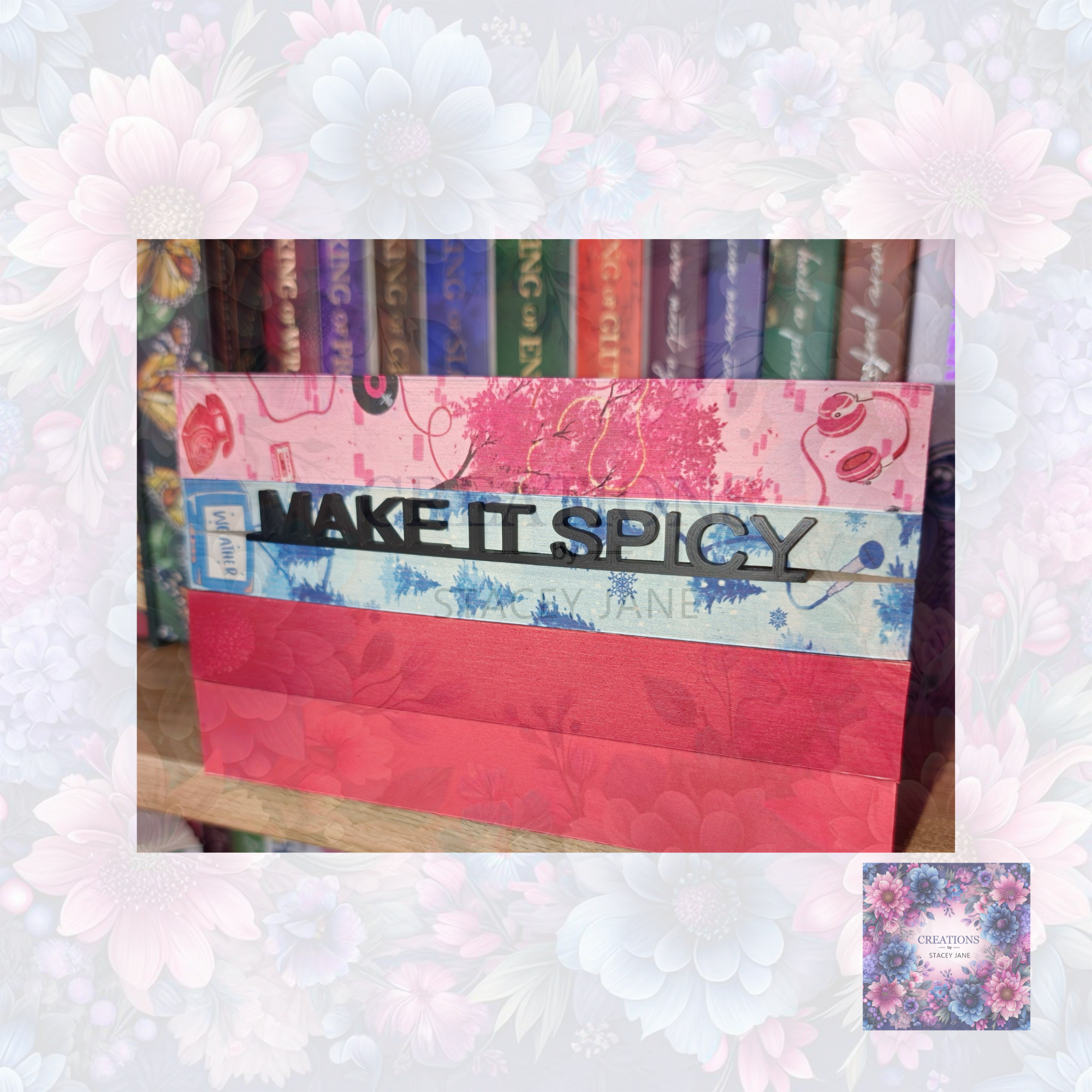 Make It Spicy Side Bookmark - DIGITAL FILE ONLY stl