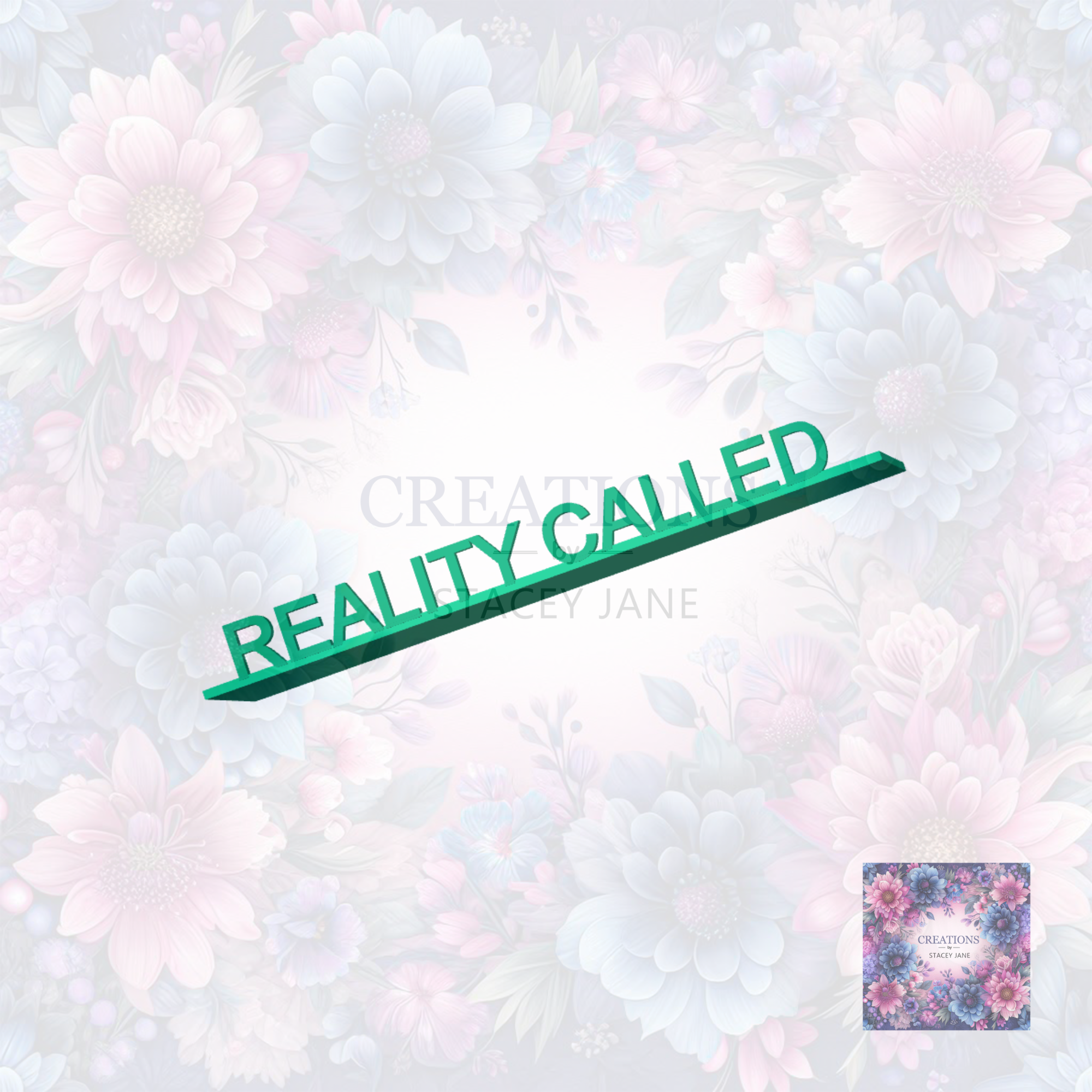 Reality Called Side Bookmark - DIGITAL FILE ONLY STL