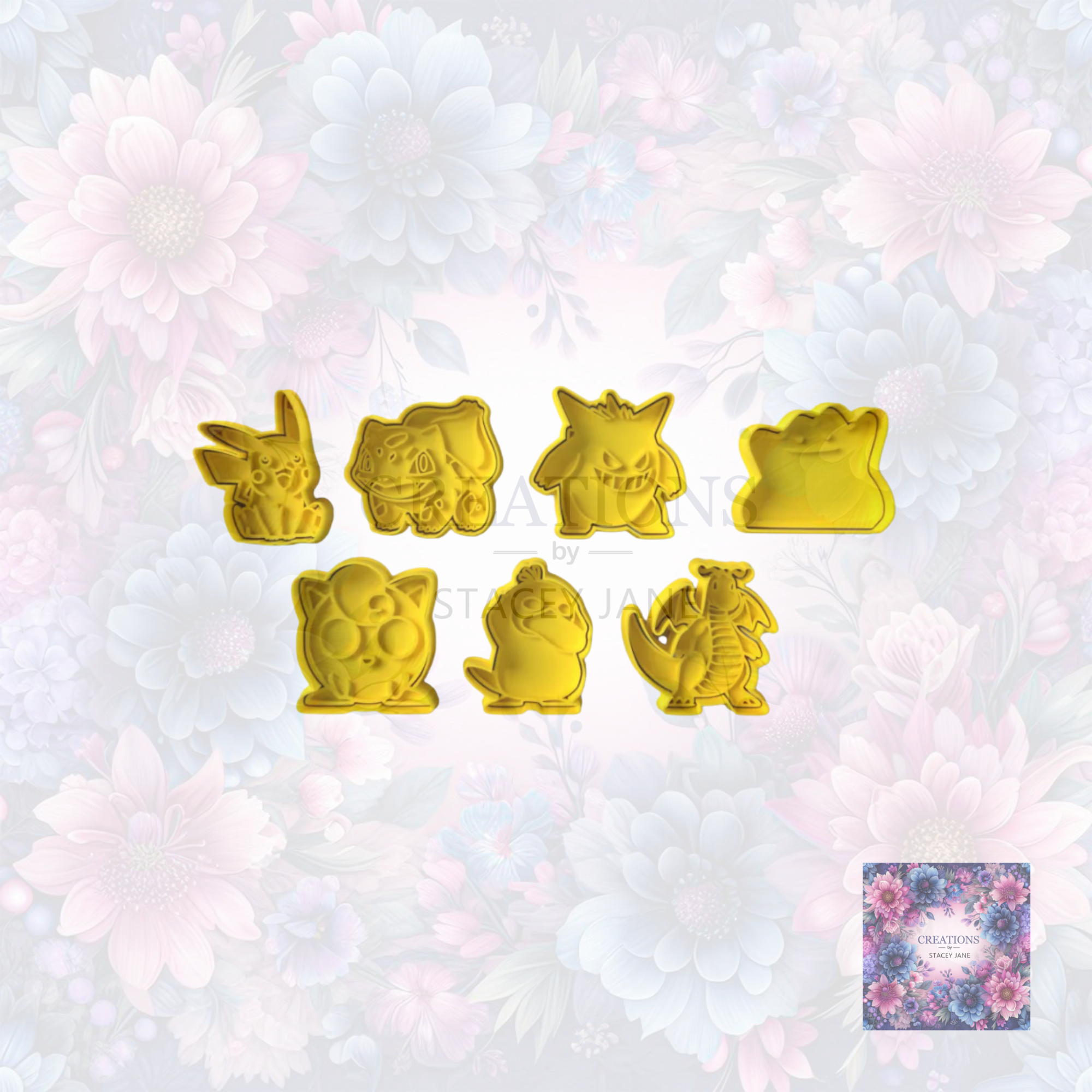 Pokemon Cookie Cutter Set 5