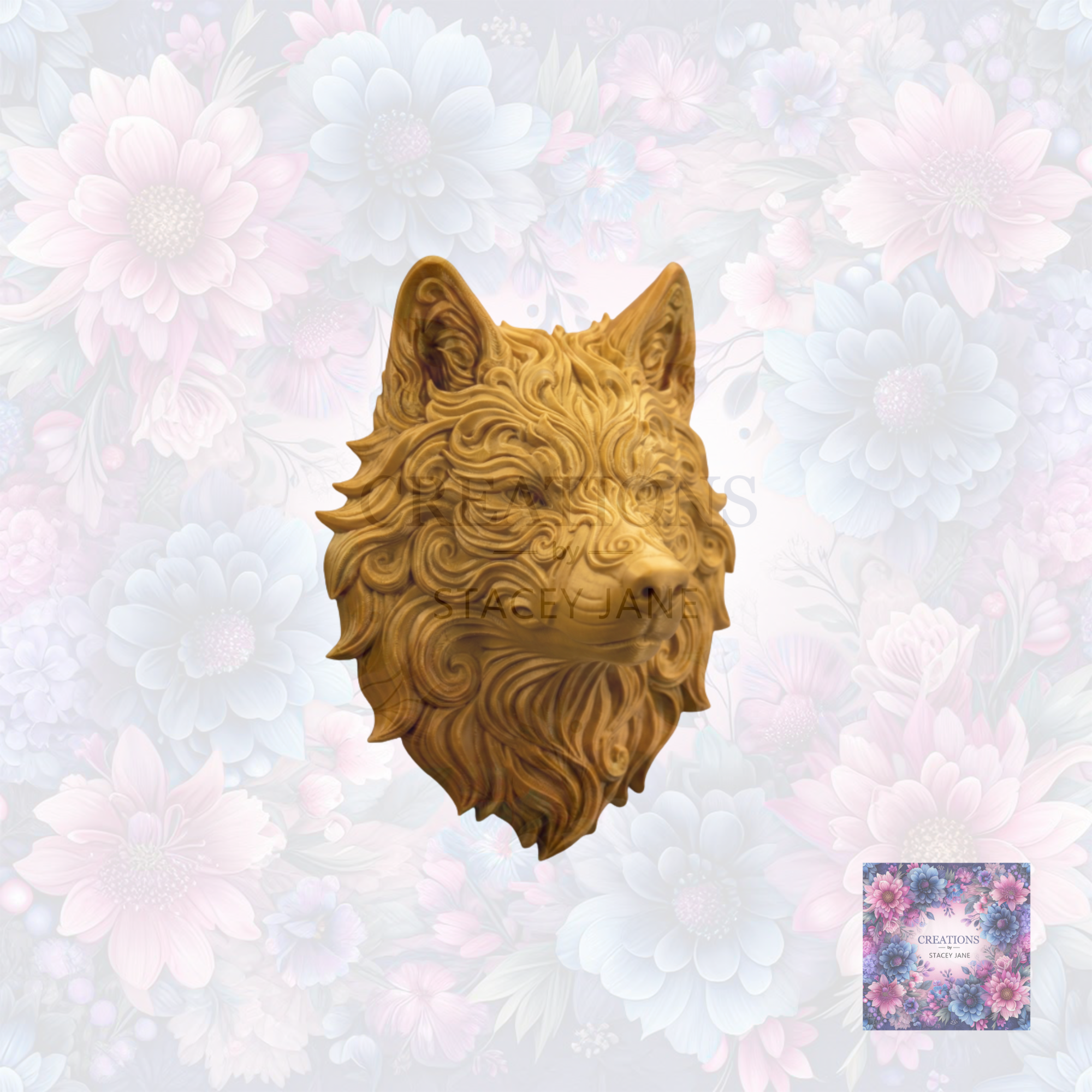 Wolf Head Wall Decor