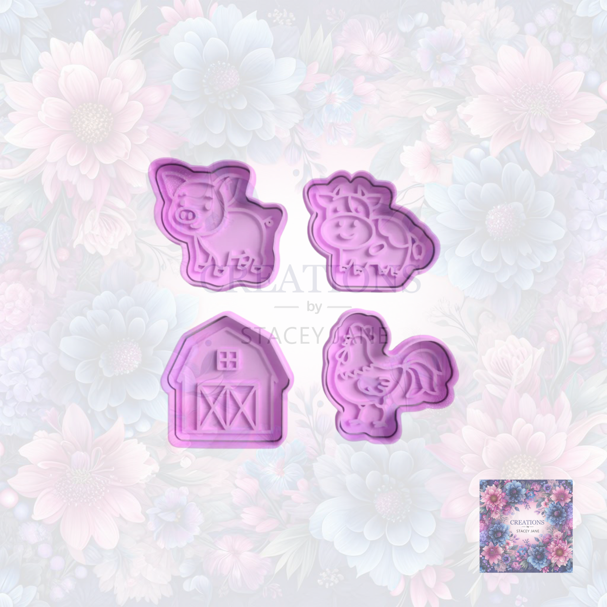 Farm Animals Cookie Cutter Set 2