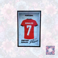 Cristiano Ronaldo - Portugal Jersey Frame