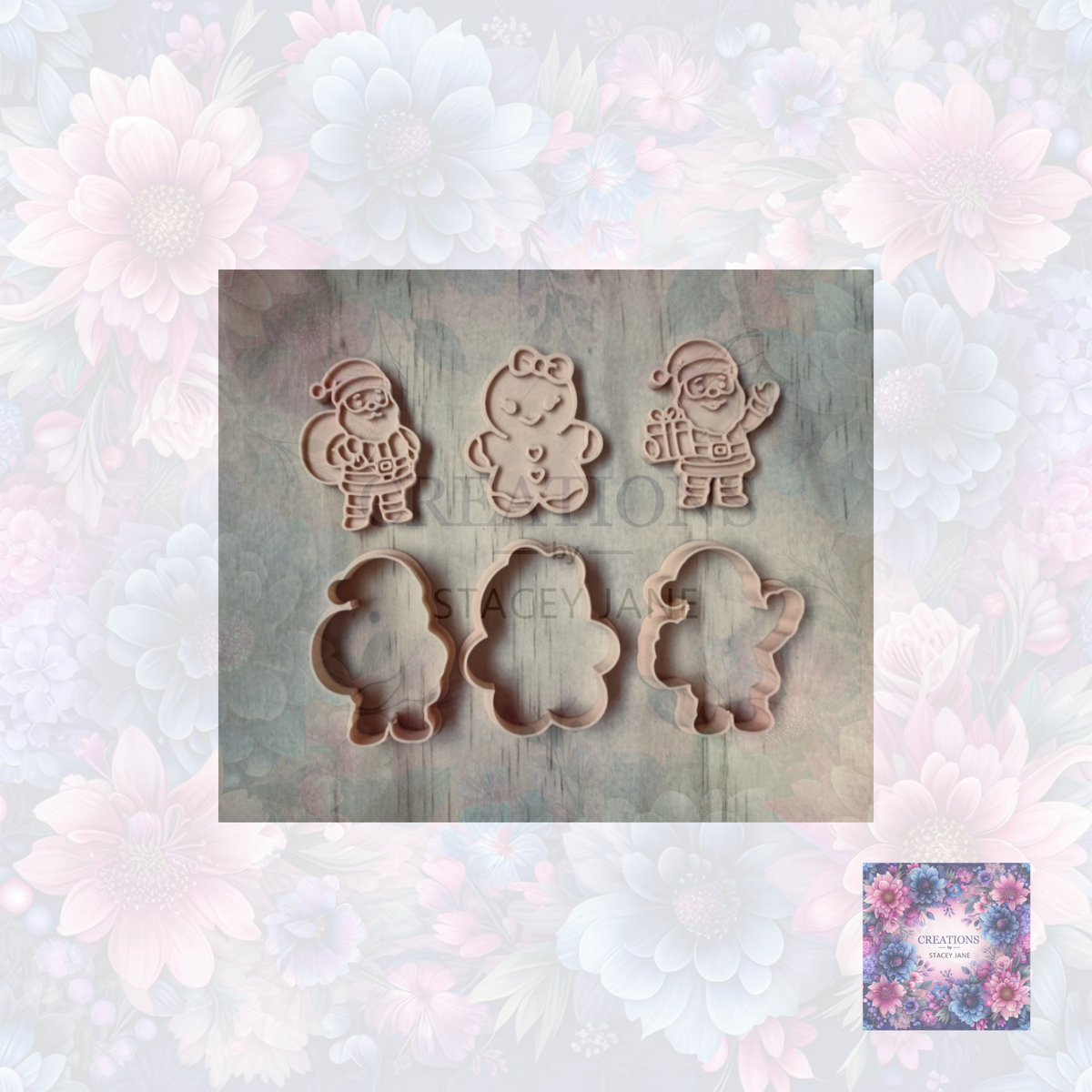 Christmas Set 6  Cookie Cutters