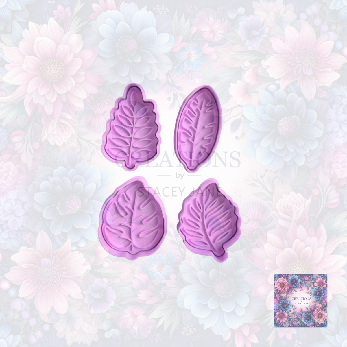 Flower/Leaf Cookie Cutter Set 1