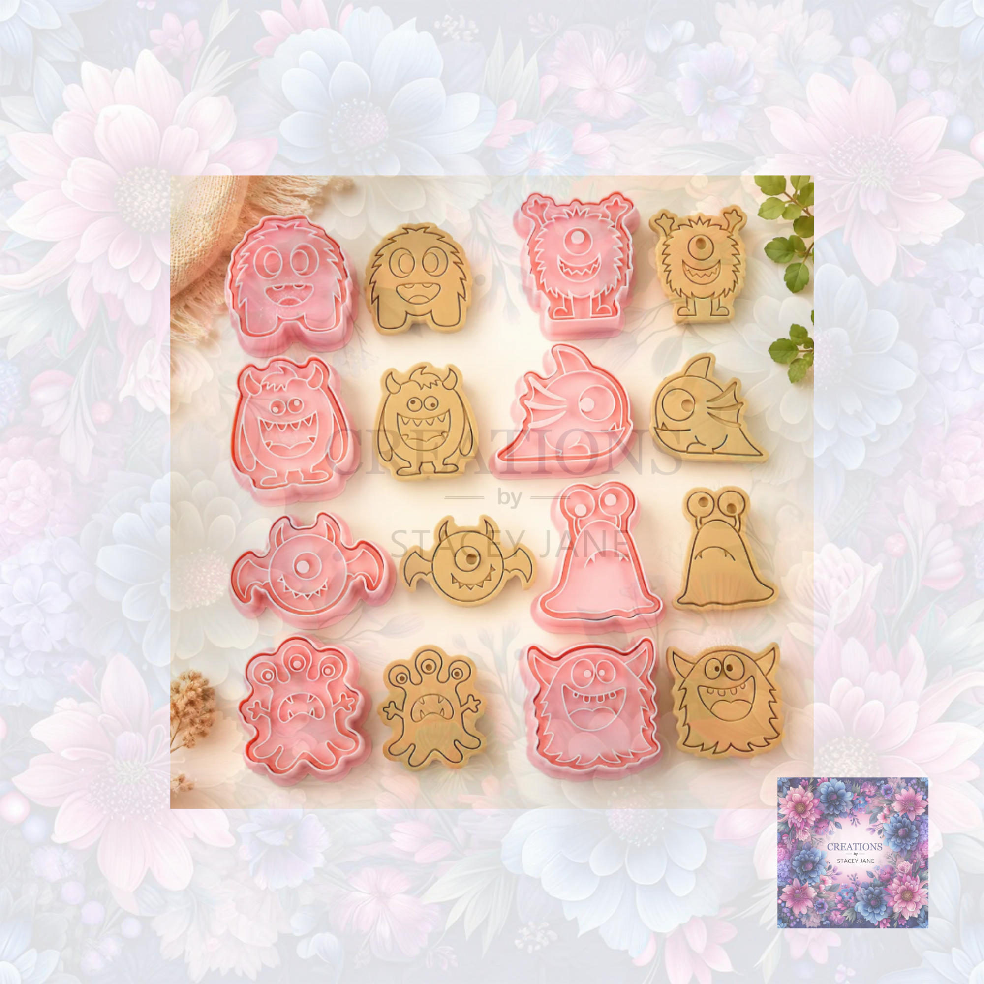 Monsters Cookie Cutters