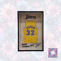 Magic Johnson Lakers Jersey Frame
