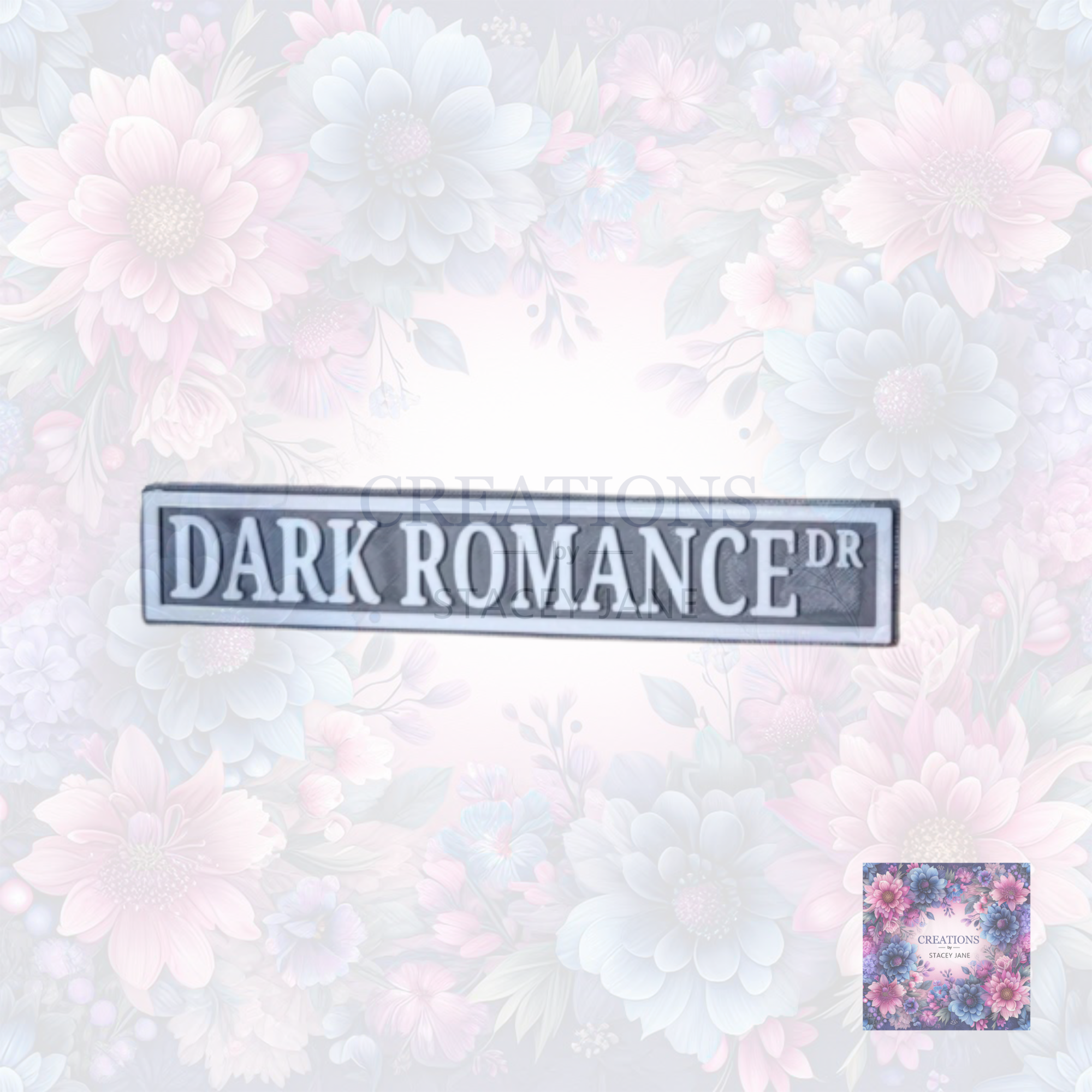Dark Romance Book Sign