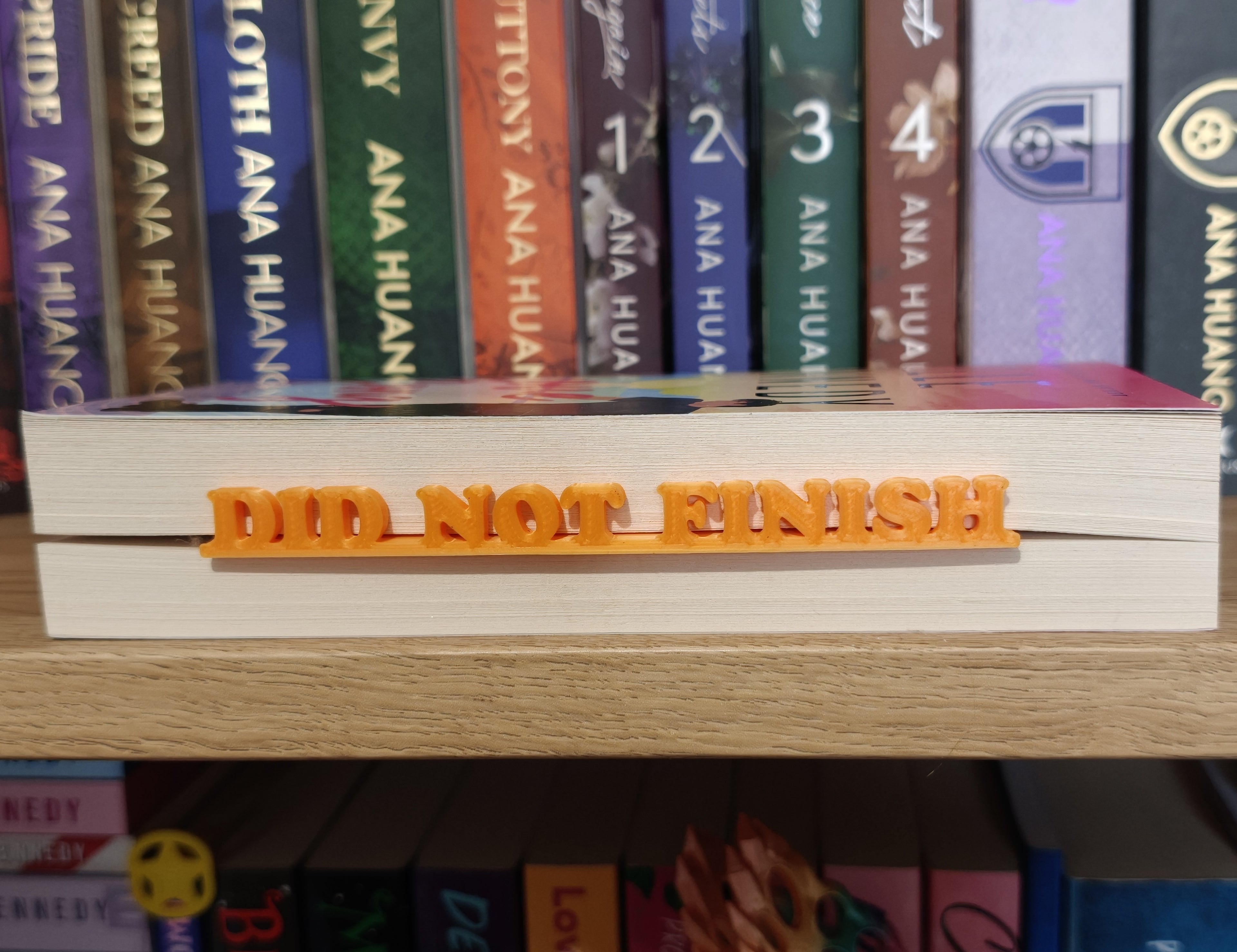 Did Not Finish Side Bookmark