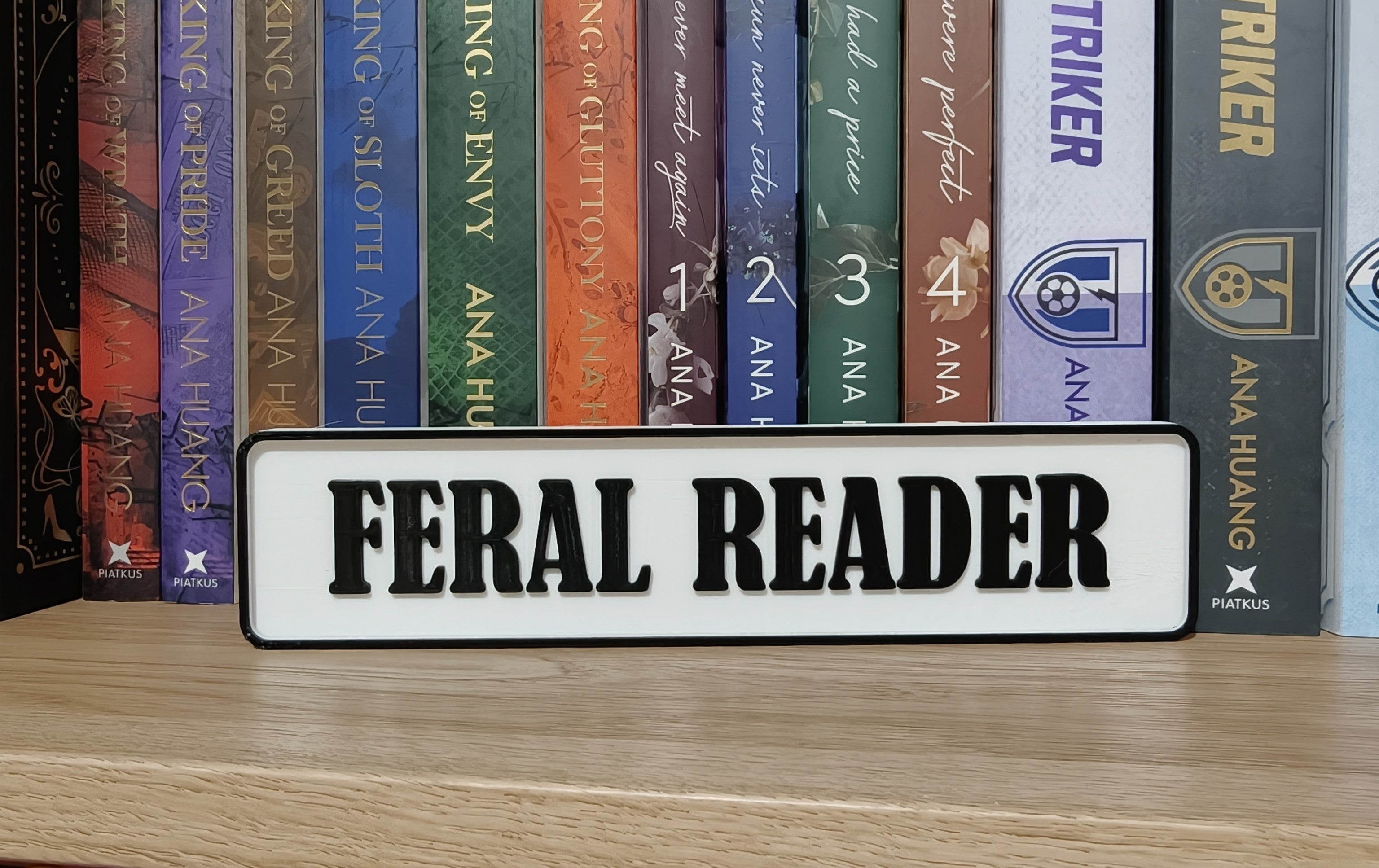 Feral Reader Book Shelf/Street Sign