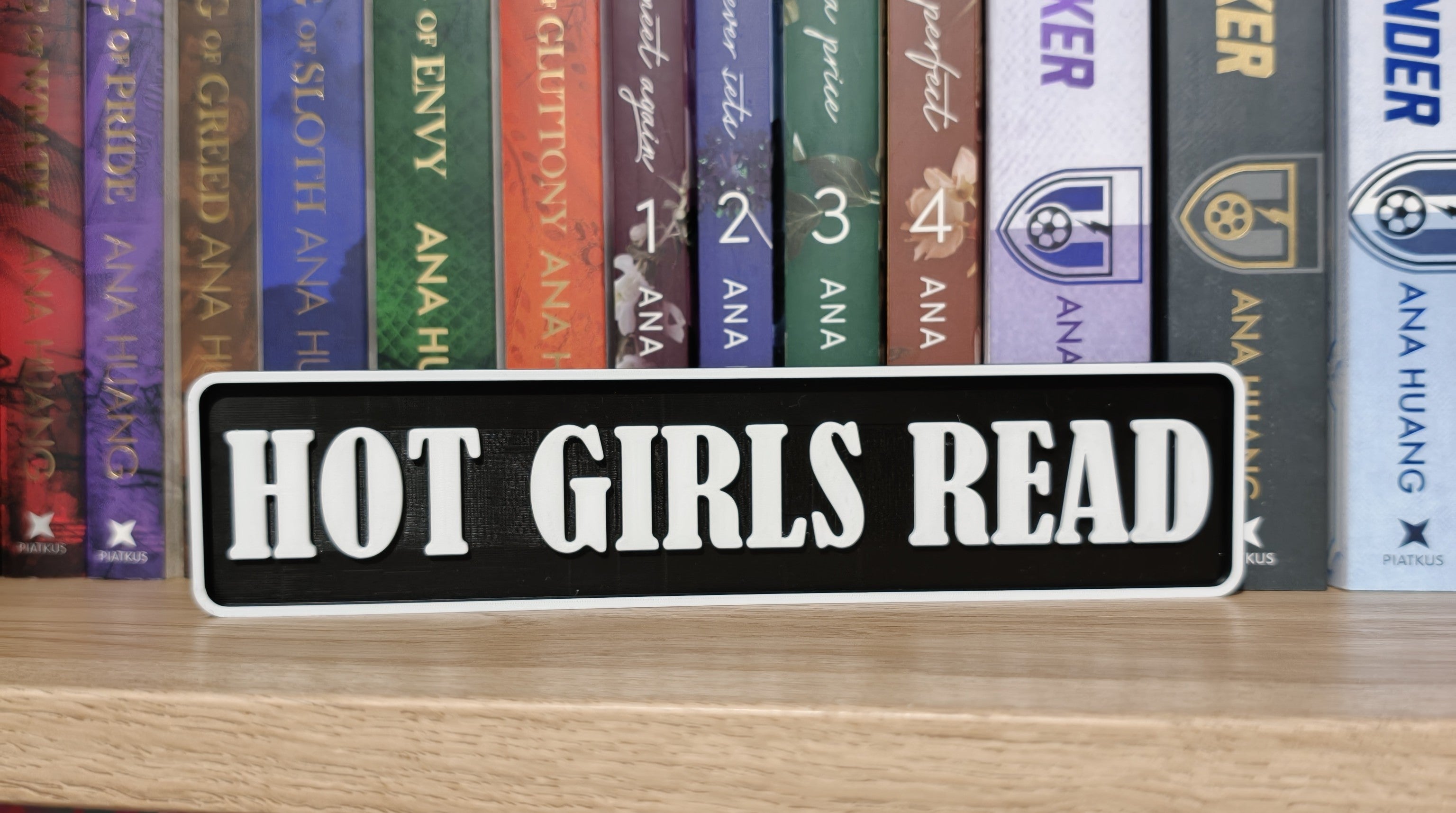 Hot Girls Read Book Shelf/Street Sign