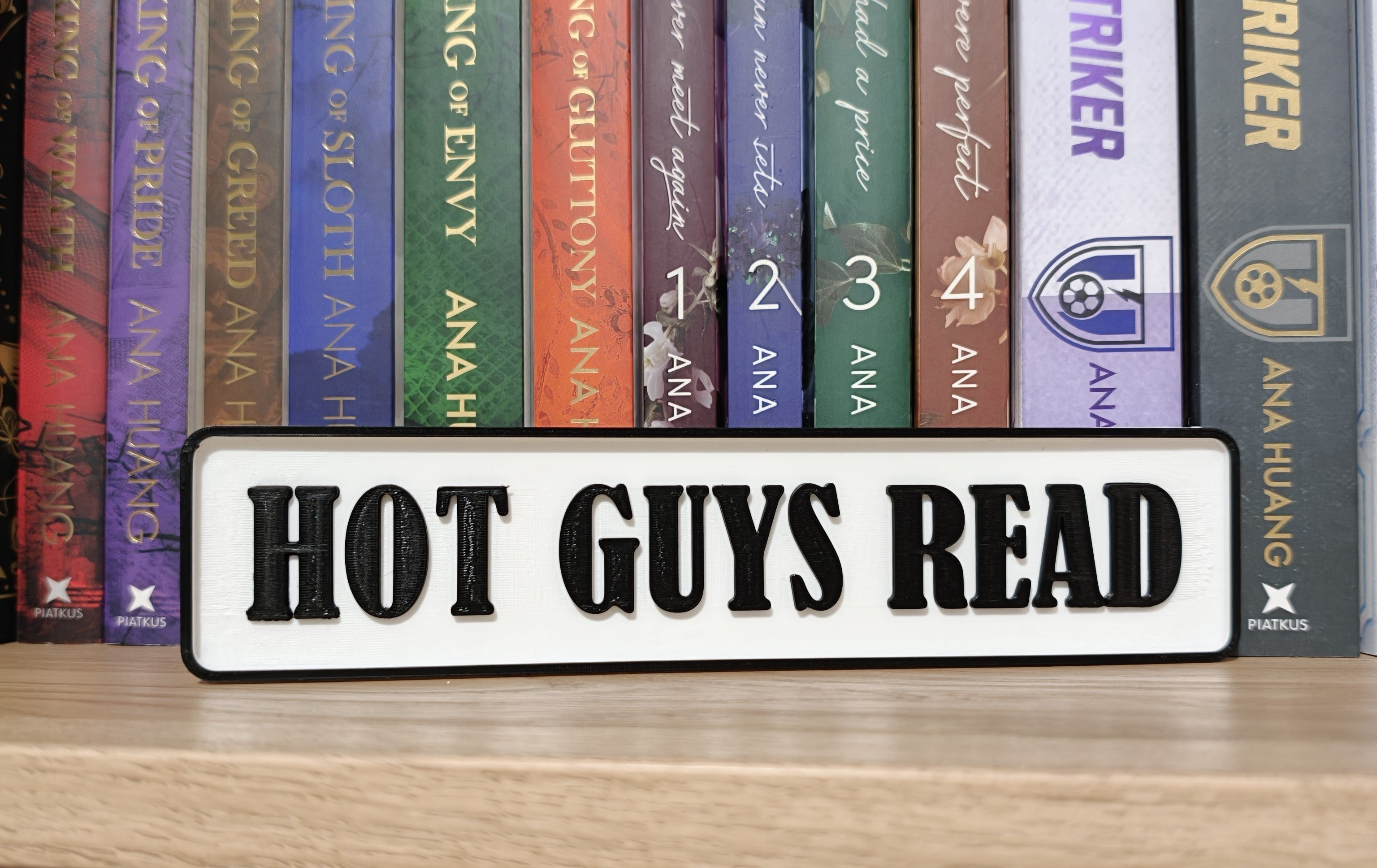 Hot Guys Read Book Shelf/Street Sign
