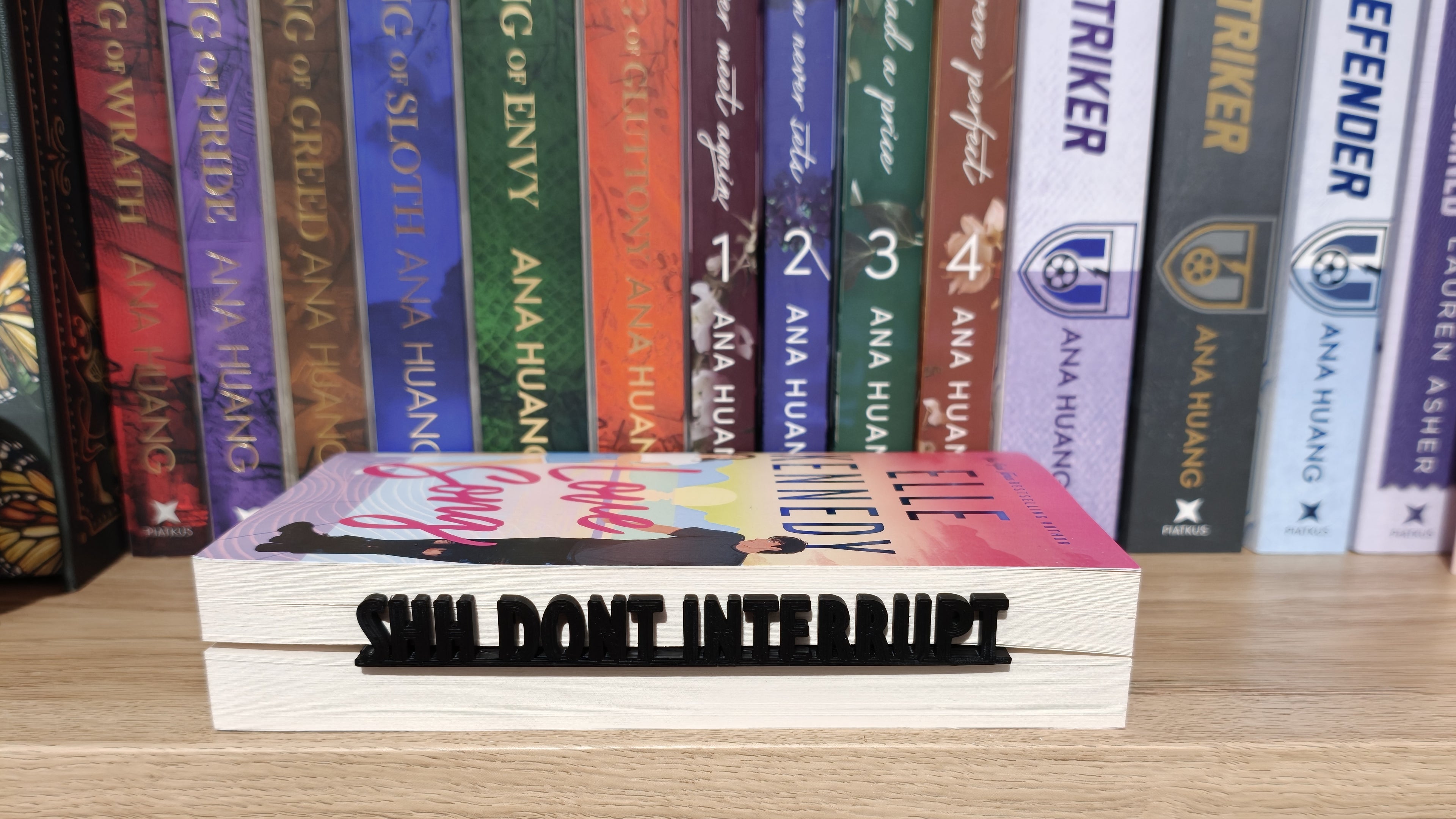 Shh Don't Interrupt Side Bookmark