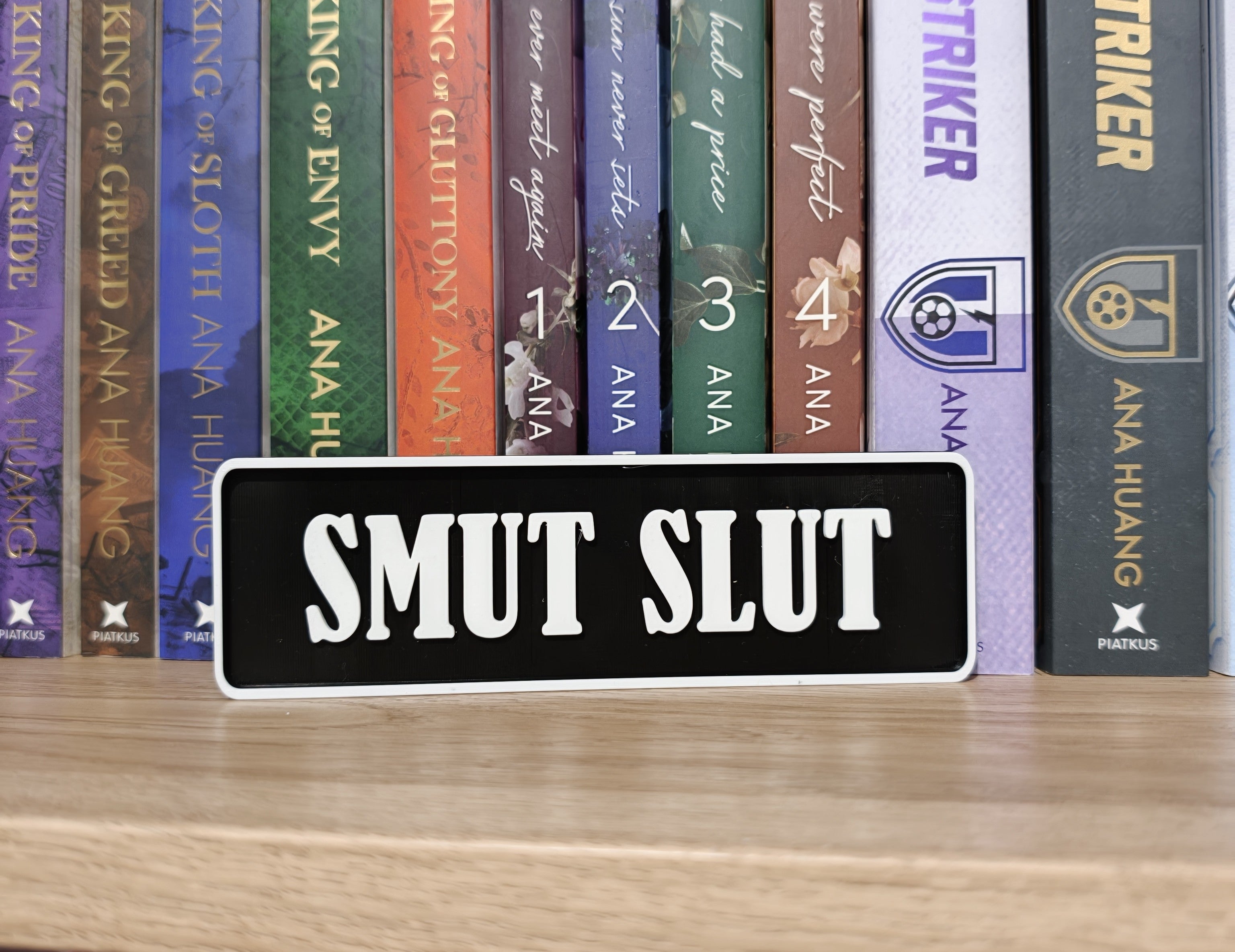 Smut Slut Book Shelf/Street Sign