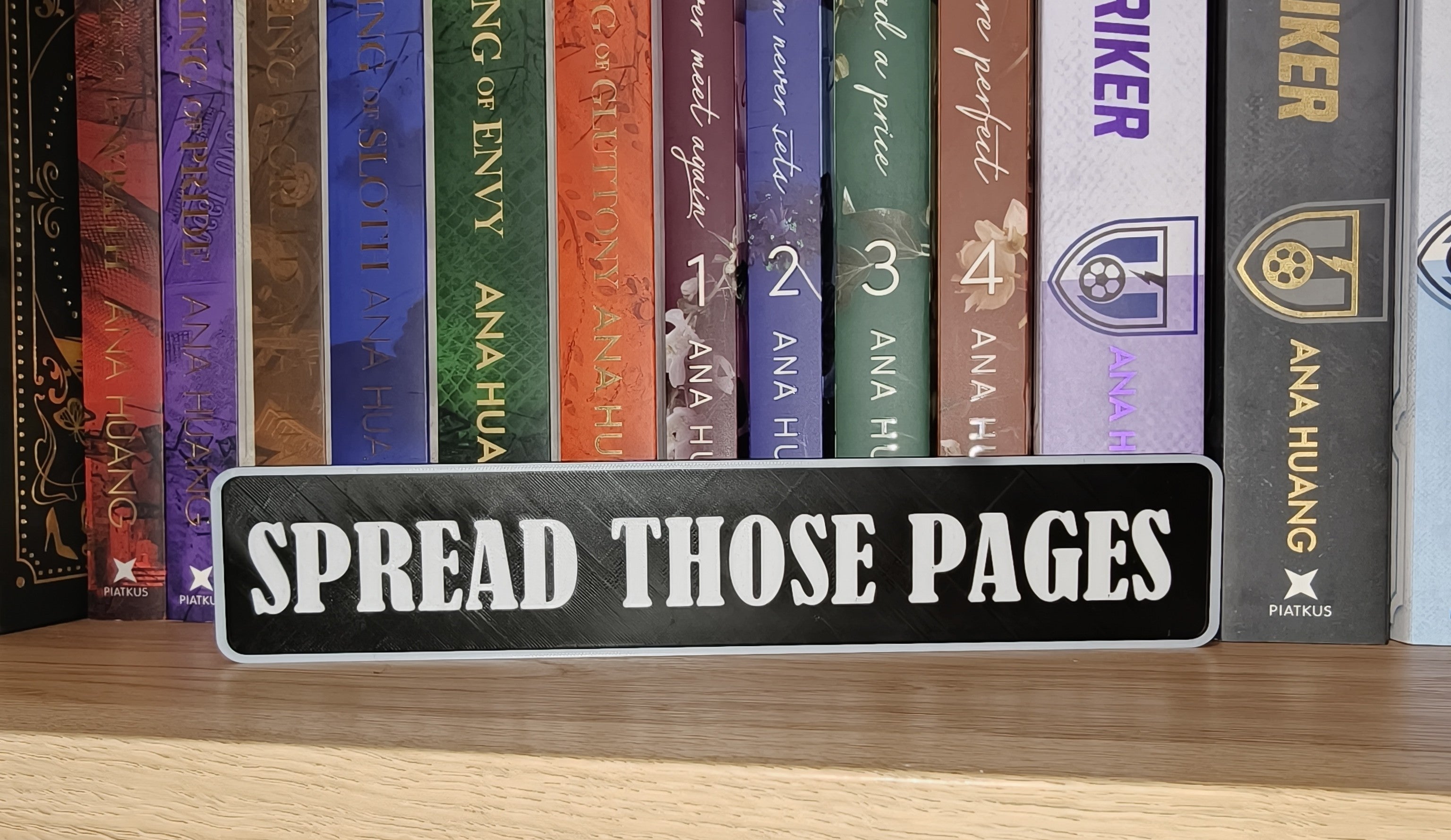 Spread Those Pages Book Shelf/Street Sign